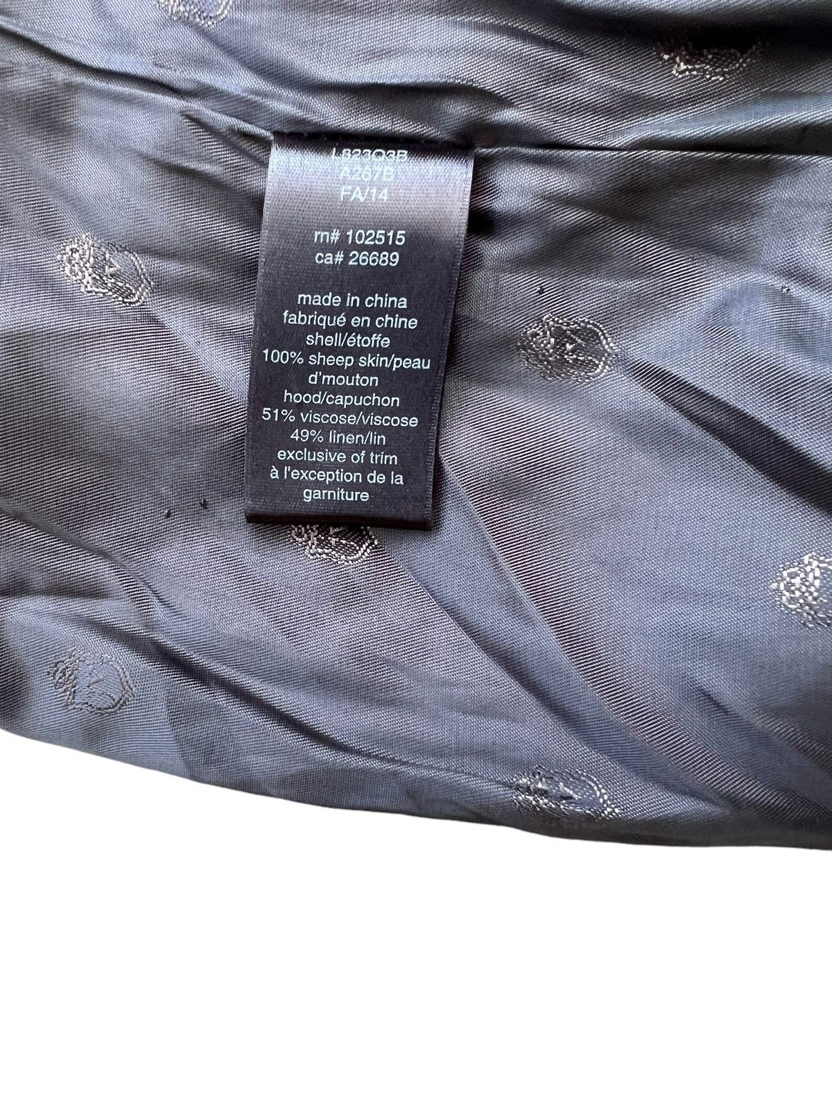 John Varvatos FA/14 John Varvatos Black Sheep Skin Leather Jacket Hoodie Size US S / EU 44-46 / 1 - 22 Thumbnail