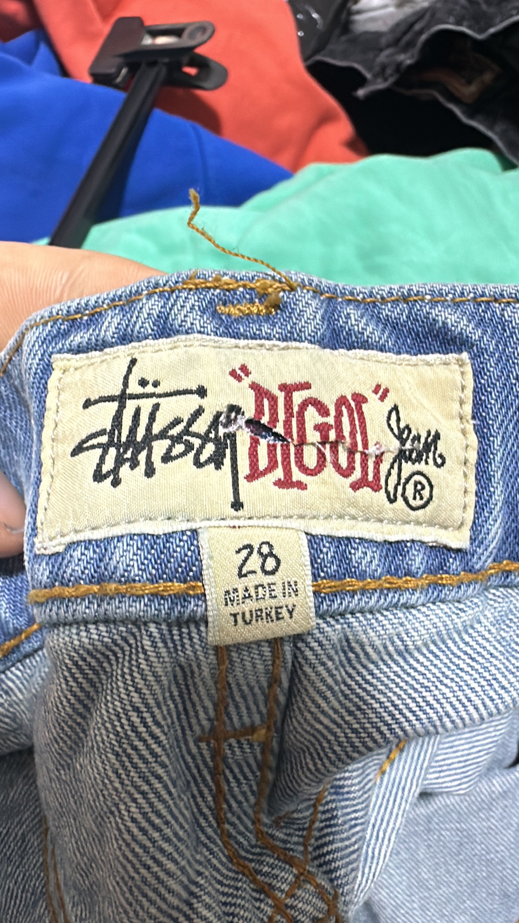 Stussy Stussy Big Ol Jean Denim Washed Blue Size 28 Size US 28 / EU 44 - 6 Thumbnail