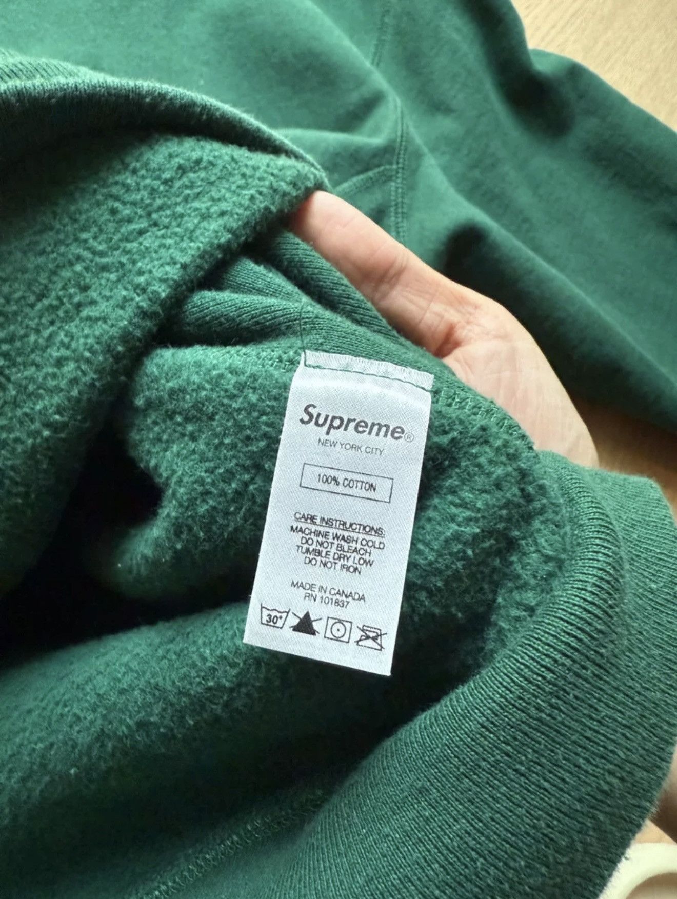 Supreme Supreme fw18 dark green box logo crewneck Size US XL / EU 56 / 4 - 5 Thumbnail