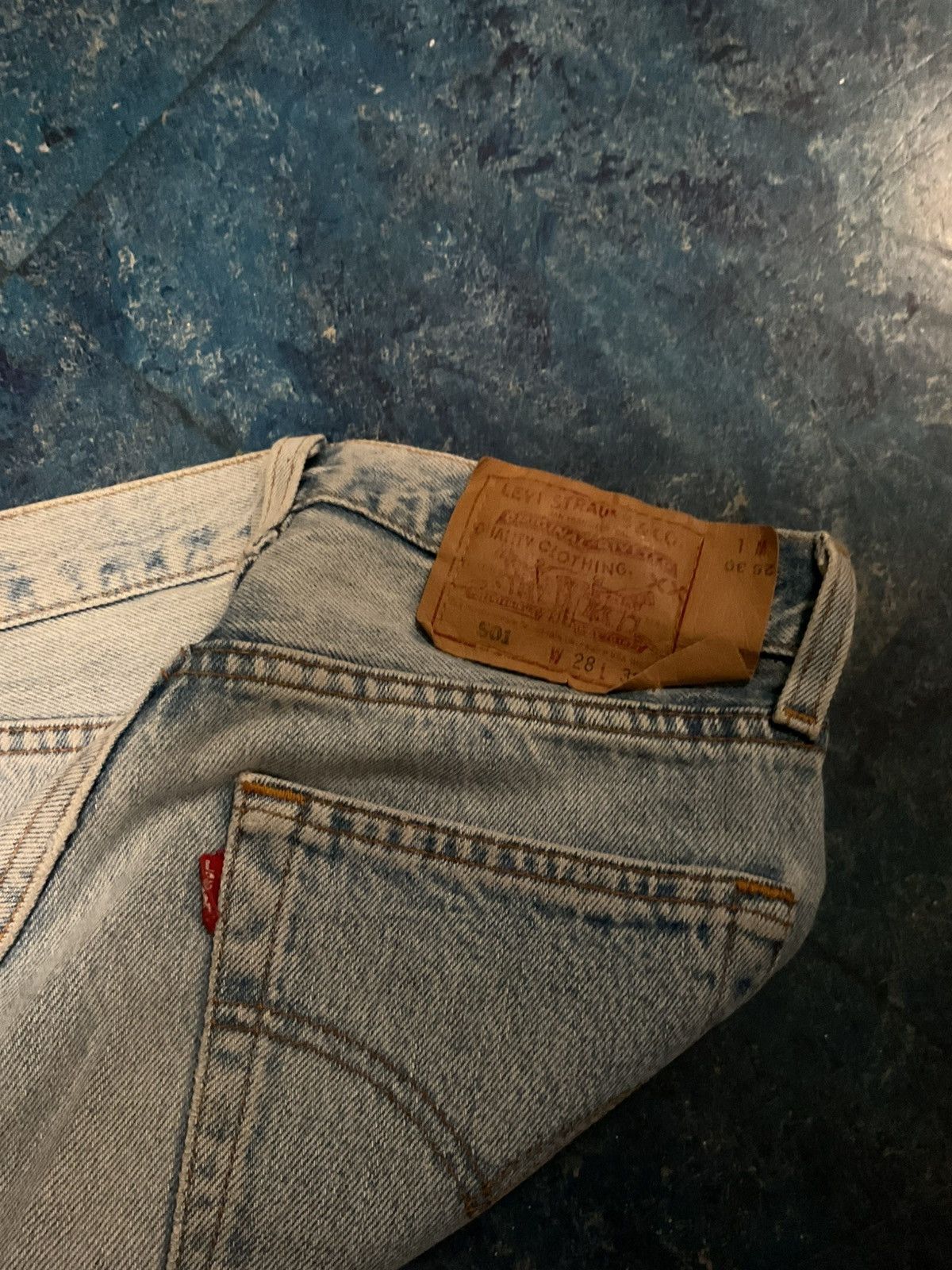 Levi's × Levi's Vintage Clothing × Vintage Jeans Levis 501 Flared Custom Vintage Size US 28 / EU 44 - 4 Thumbnail