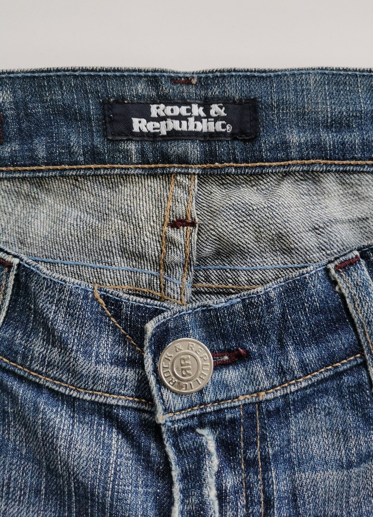 Rock & Republic Rock Republic Jagger Bootcut Distressed Jeans Size 29" - 11 Thumbnail