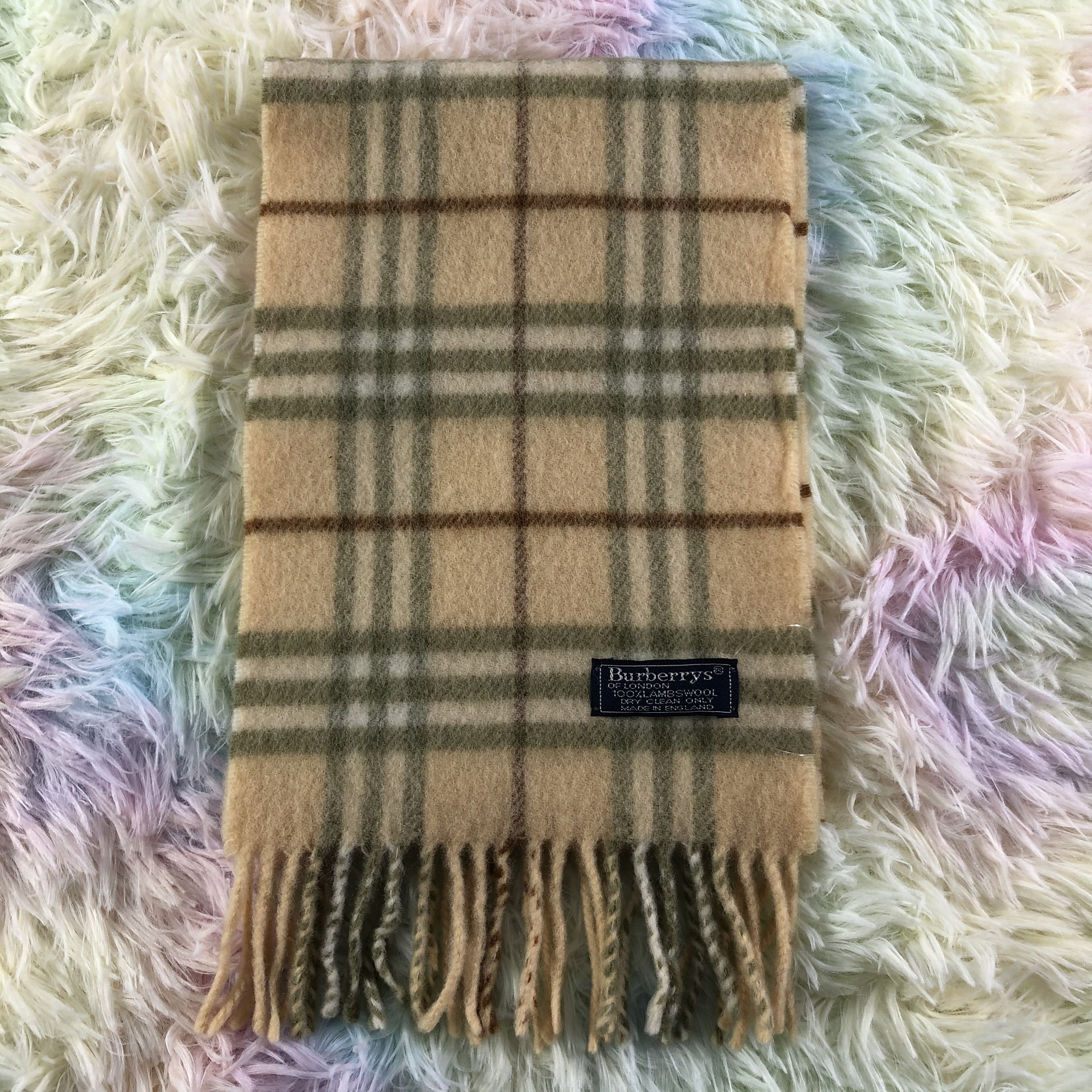 Burberry × Vintage Burberry Scarf / Muffler / Neckwear - KM295 Size ONE SIZE - 2 Thumbnail