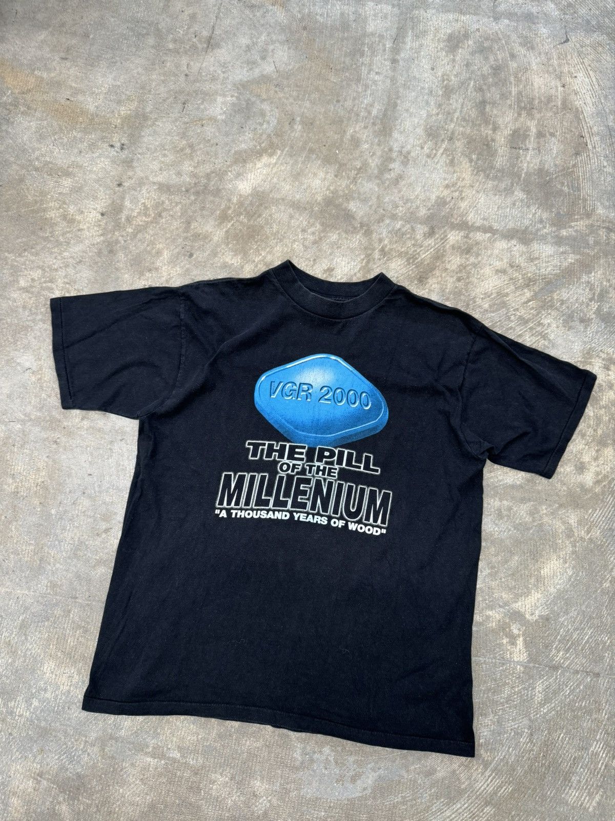 Vintage 90s 1990 Viagra The pill of the century Humour Shirt
