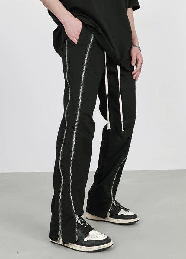 Japanese Brand × Vintage Avant garde grunge y2k drawstring zip punk pants Size US 30 / EU 46 - 5 Thumbnail
