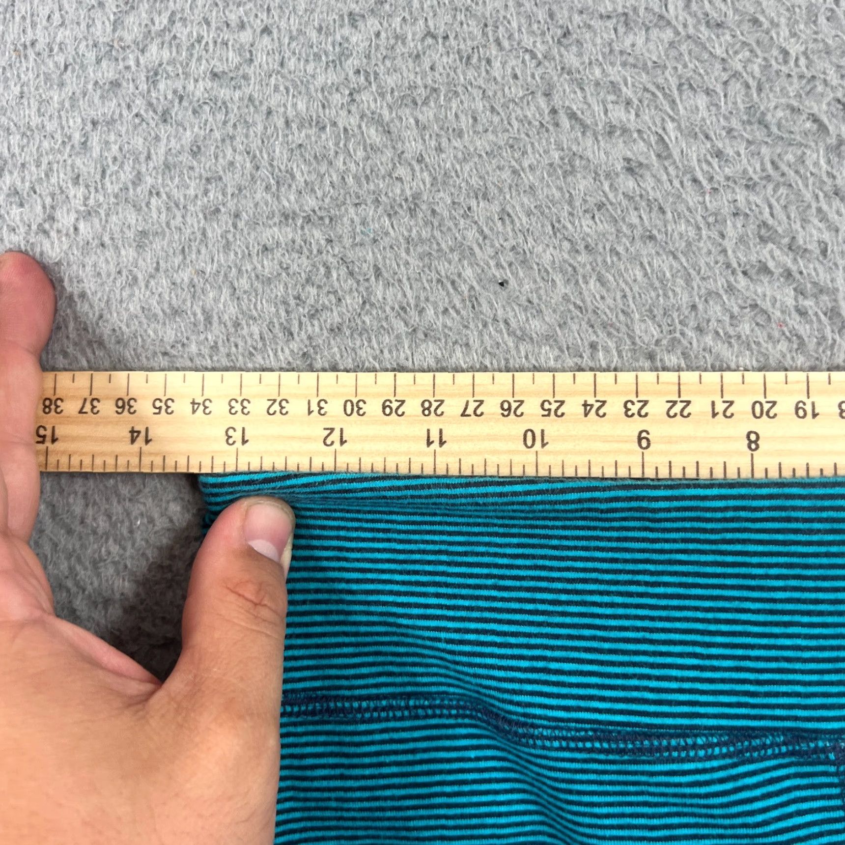 Patagonia Patagonia Leggings Womens Small Blue Striped Stretch Gorpcor Size 28" / US 6 / IT 42 - 4 Thumbnail
