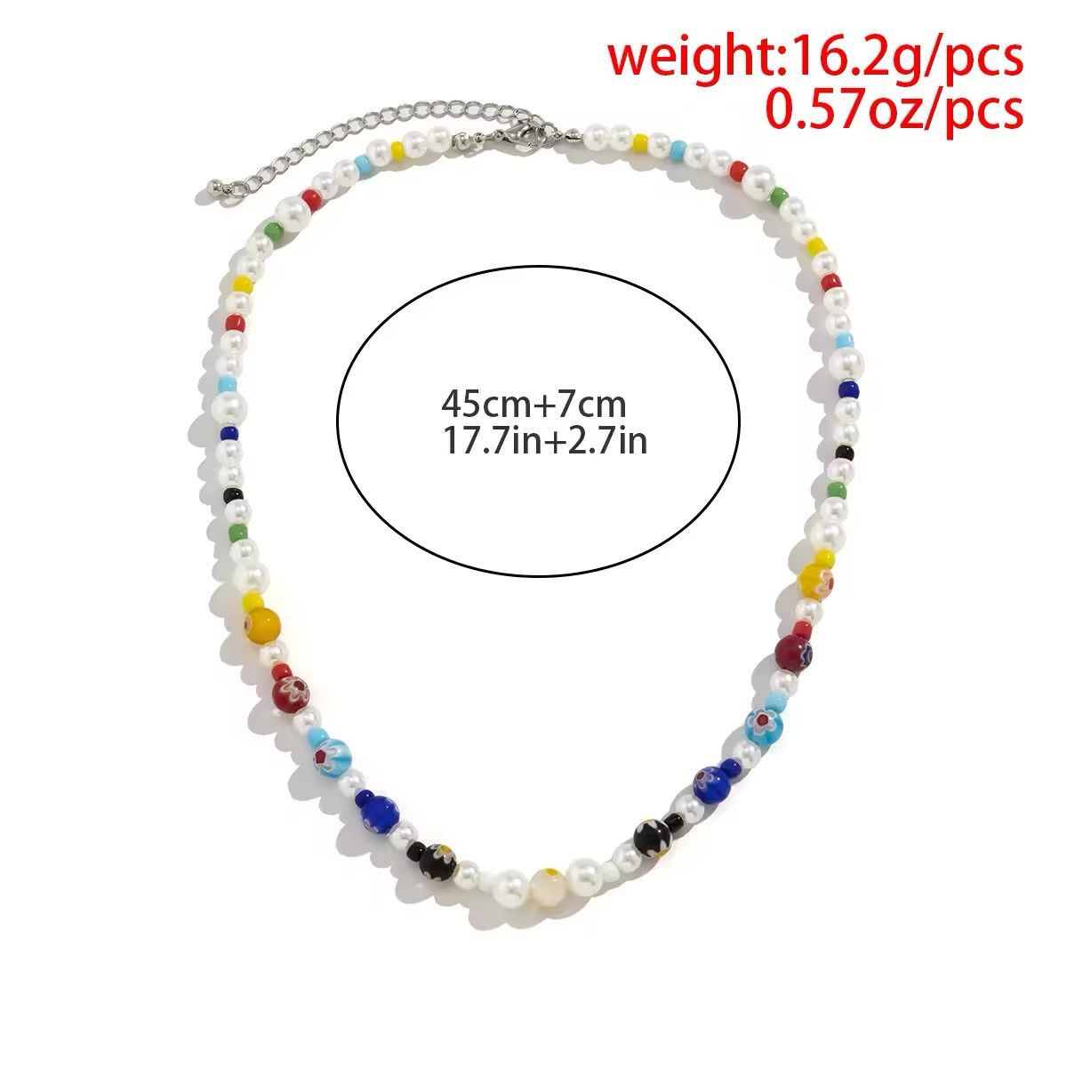 Jewelry Colourful Beads Necklace Size ONE SIZE - 4 Thumbnail