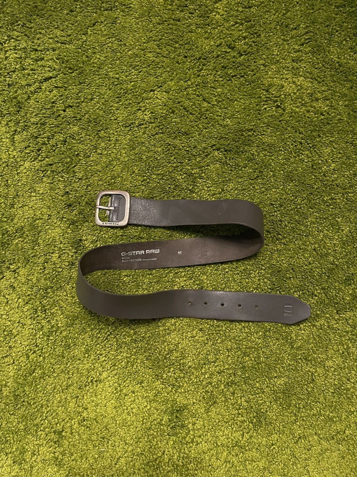 G-Star × Genuine Leather G-Star RAW real leather logo belt Size 36 - 1 Thumbnail