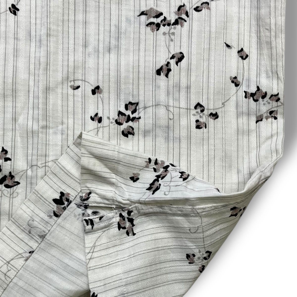 Vintage Smith americana flower textured button ups shirt Size US L / EU 52-54 / 3 - 6 Thumbnail