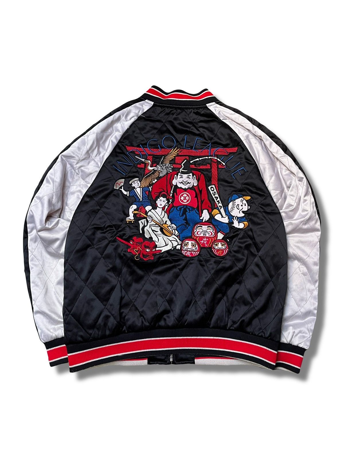 Evisu Retro Evisu Japan Souvenir Bomber Varsity Jacket Japan Style Size US S / EU 44-46 / 1 - 1 Thumbnail