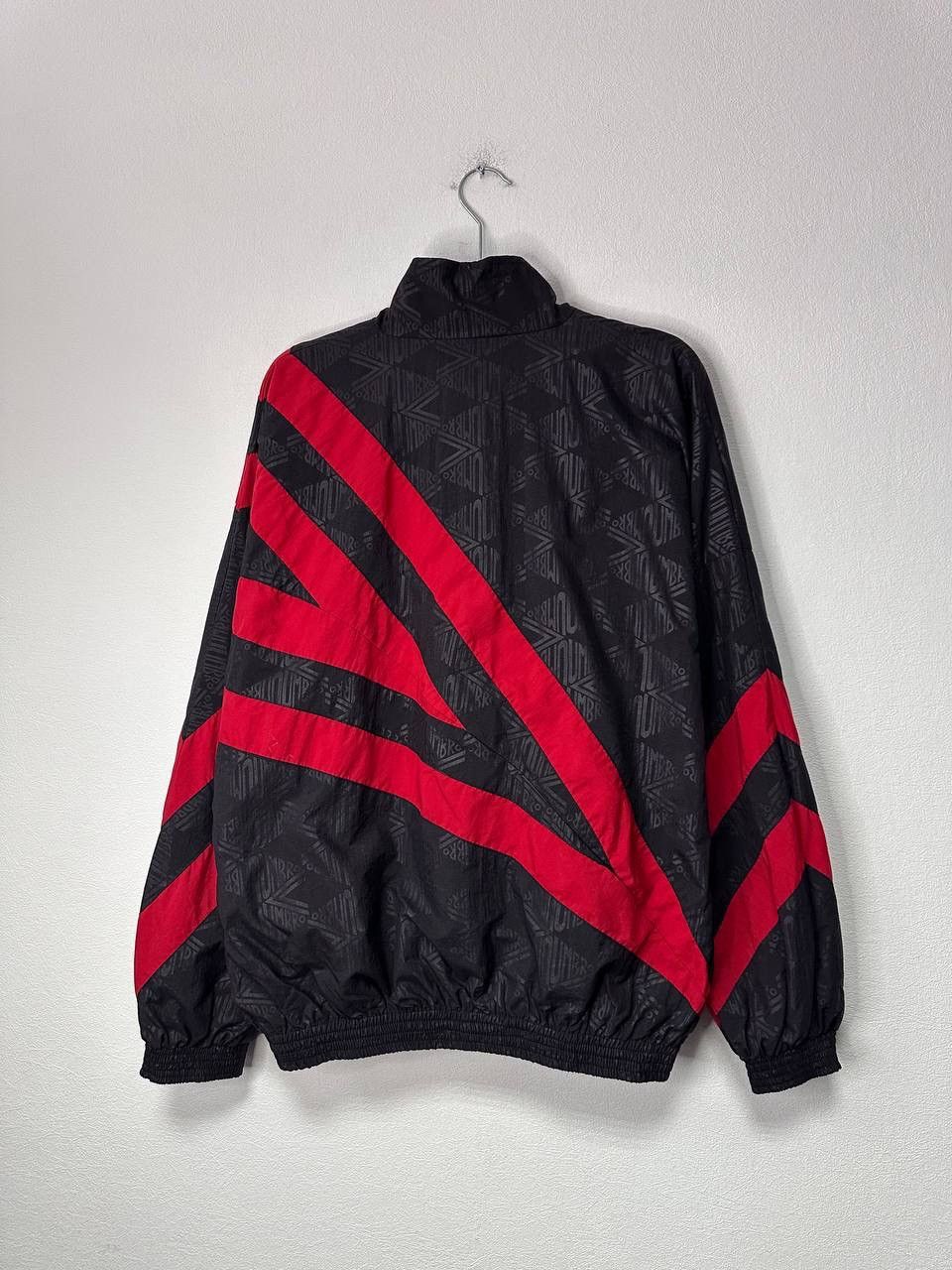 Umbro Vintage Umbro Track Jacket SV Hamborn 1890 Black Red L 90s Size US L / EU 52-54 / 3 - 4 Thumbnail