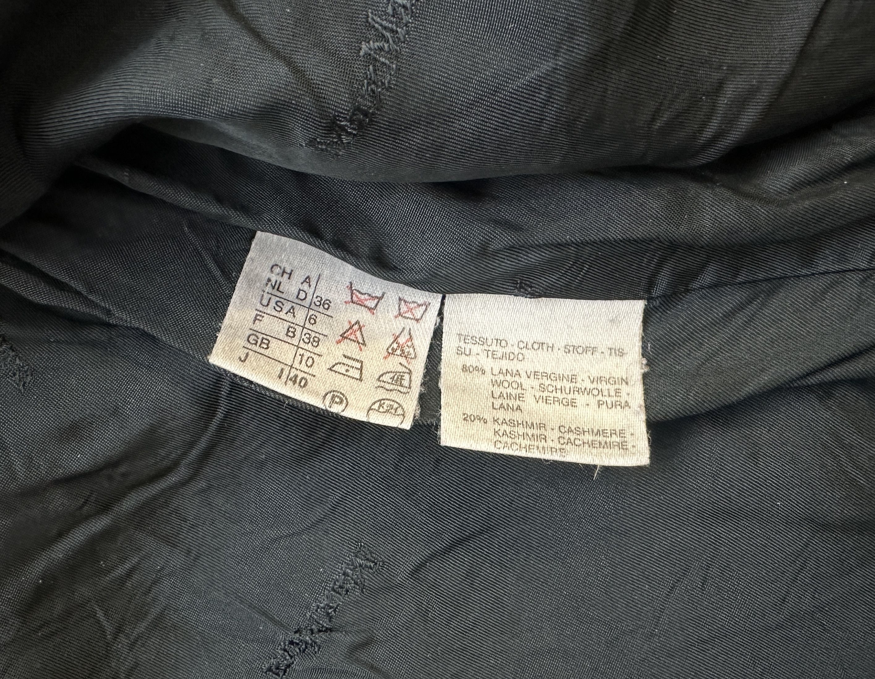 Max Mara Max Mara Wool Cashmere Women's Shearling Made In Italy Navy Size S / US 4 / IT 40 - 23 Thumbnail