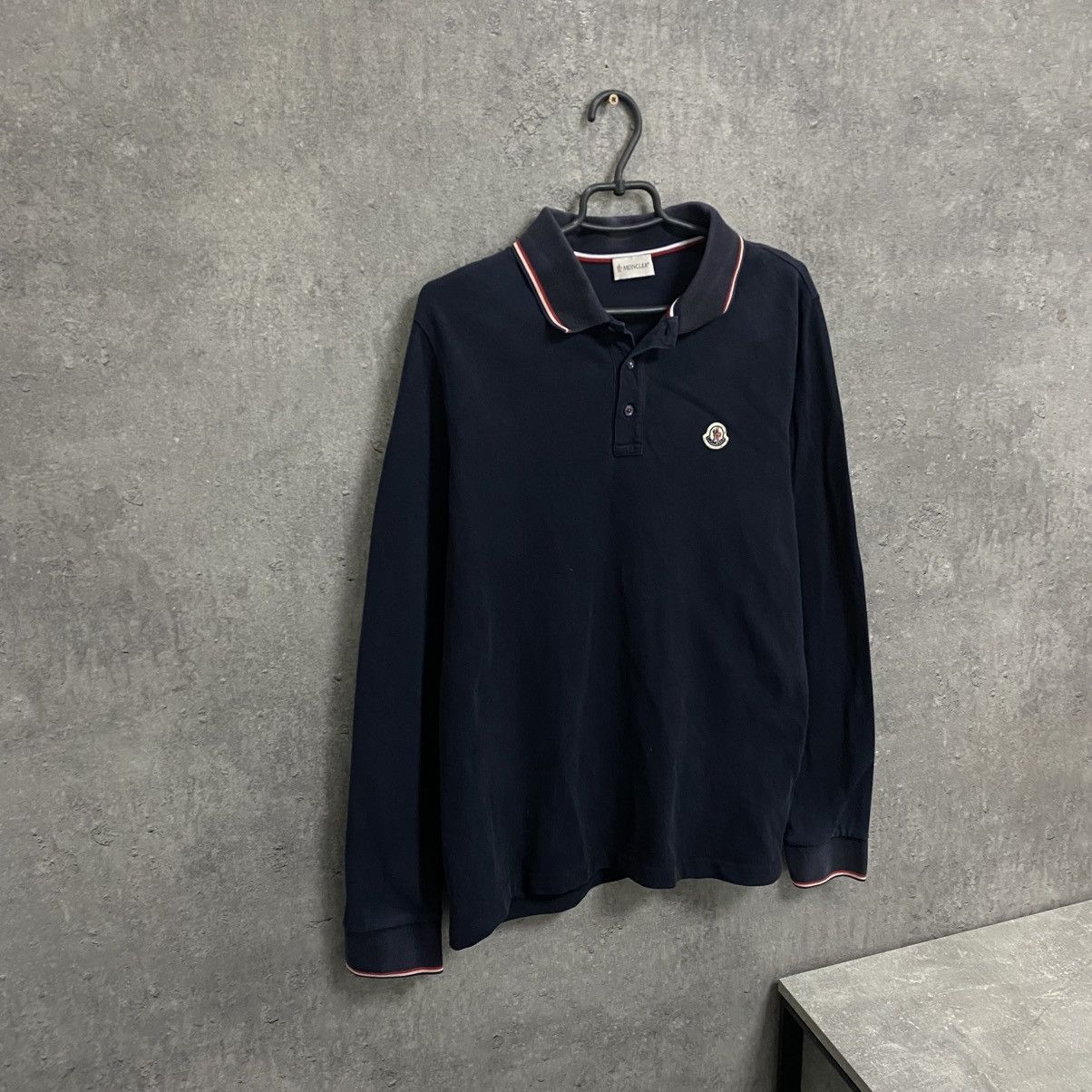 Moncler Moncler Polo Long Sleeve Luxury Size US XL / EU 56 / 4 - 3 Thumbnail