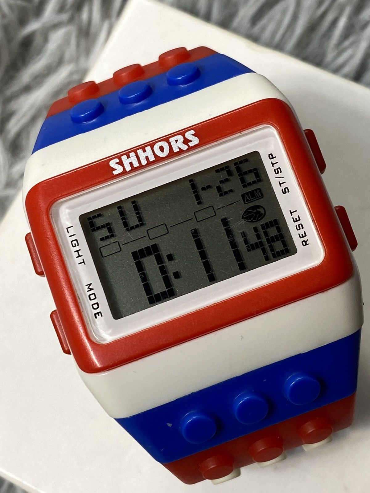 LEGO SHHORS Digital Watch Retro Lego Style | Japanese Brand Size ONE SIZE - 2 Thumbnail