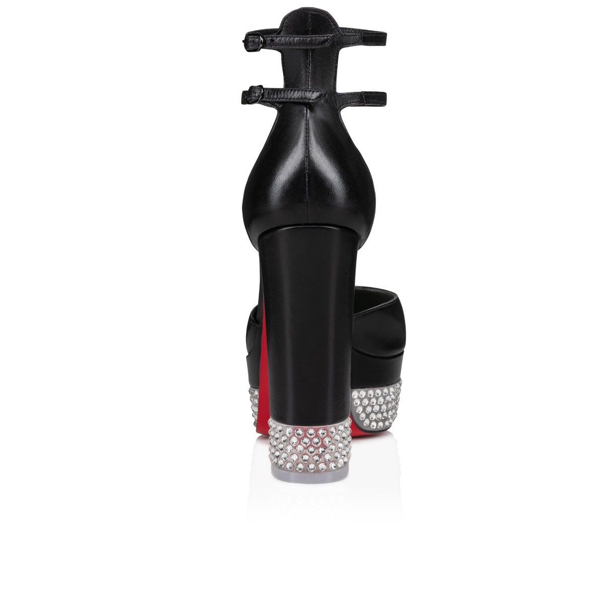 Christian Louboutin o1s1wg111224 Cassandrinetta Alta 130 Kid in Black Size US 9 / IT 39 - 3 Thumbnail