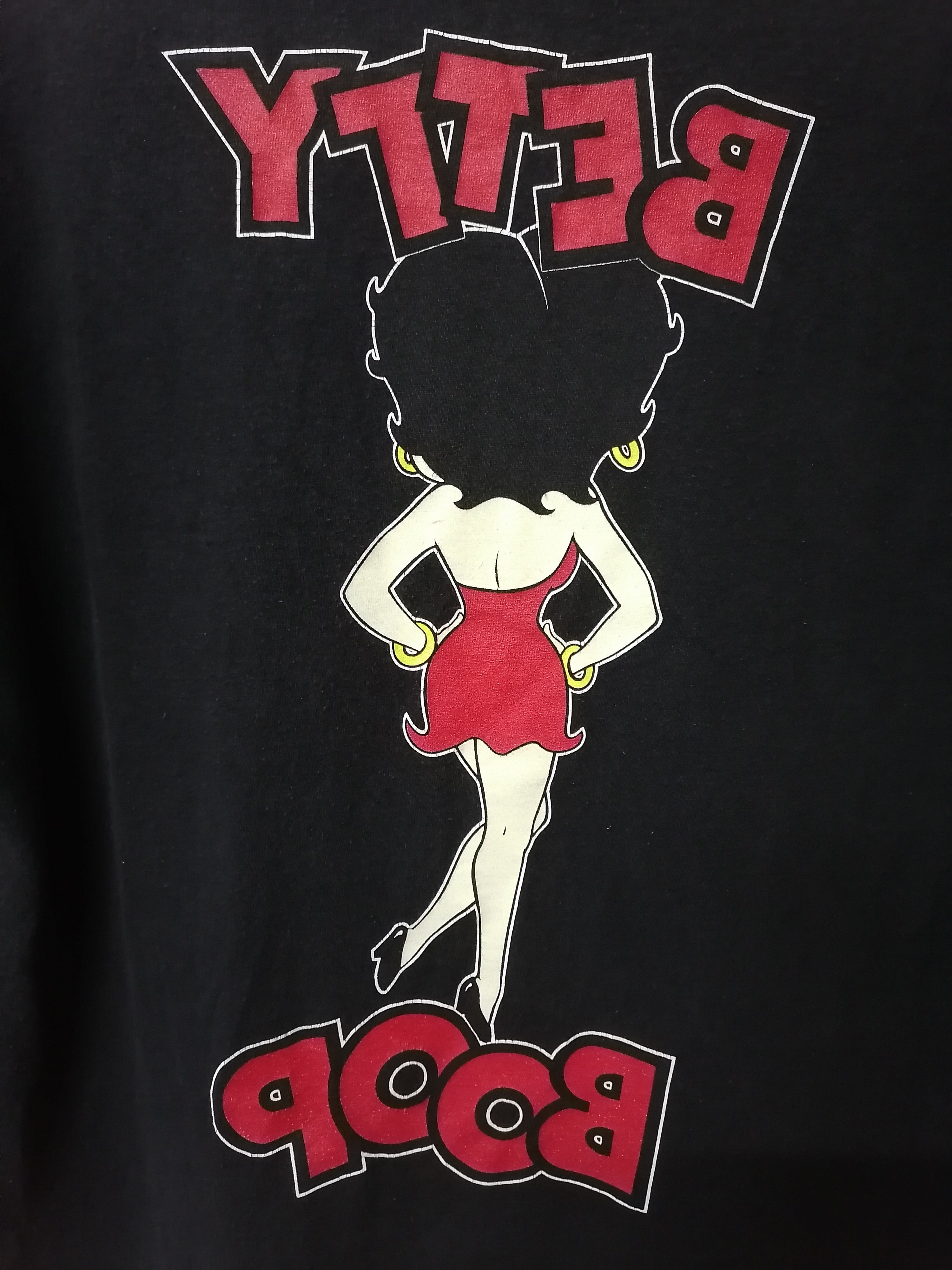 Cartoon Network × Vintage Vintage 90s Betty Boop Mirror T-shirt Size US M / EU 48-50 / 2 - 7 Thumbnail