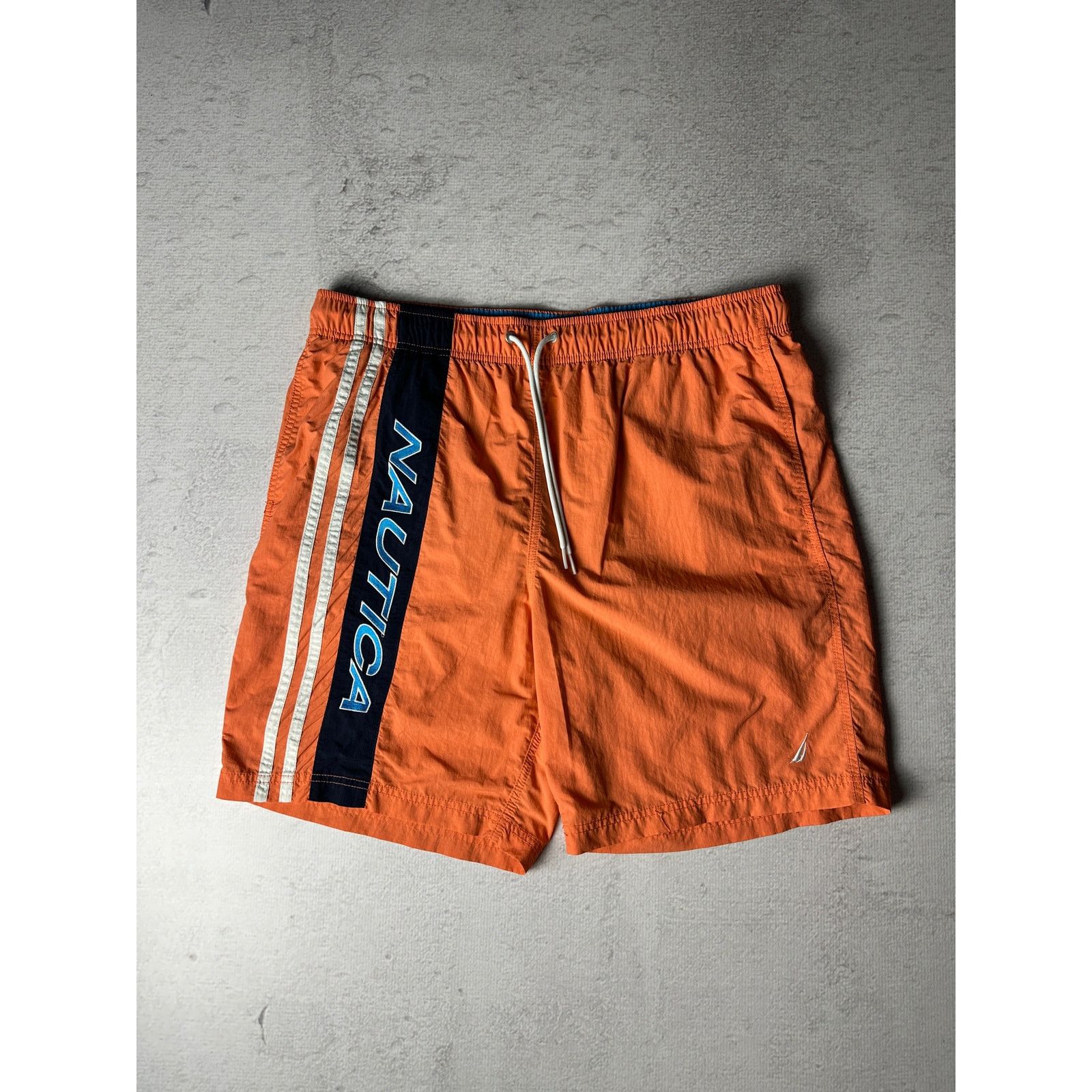 Nautica Vintage Nautica Orange Preowned Board Shorts - Men's XL Size US 36 / EU 52 - 1 Thumbnail