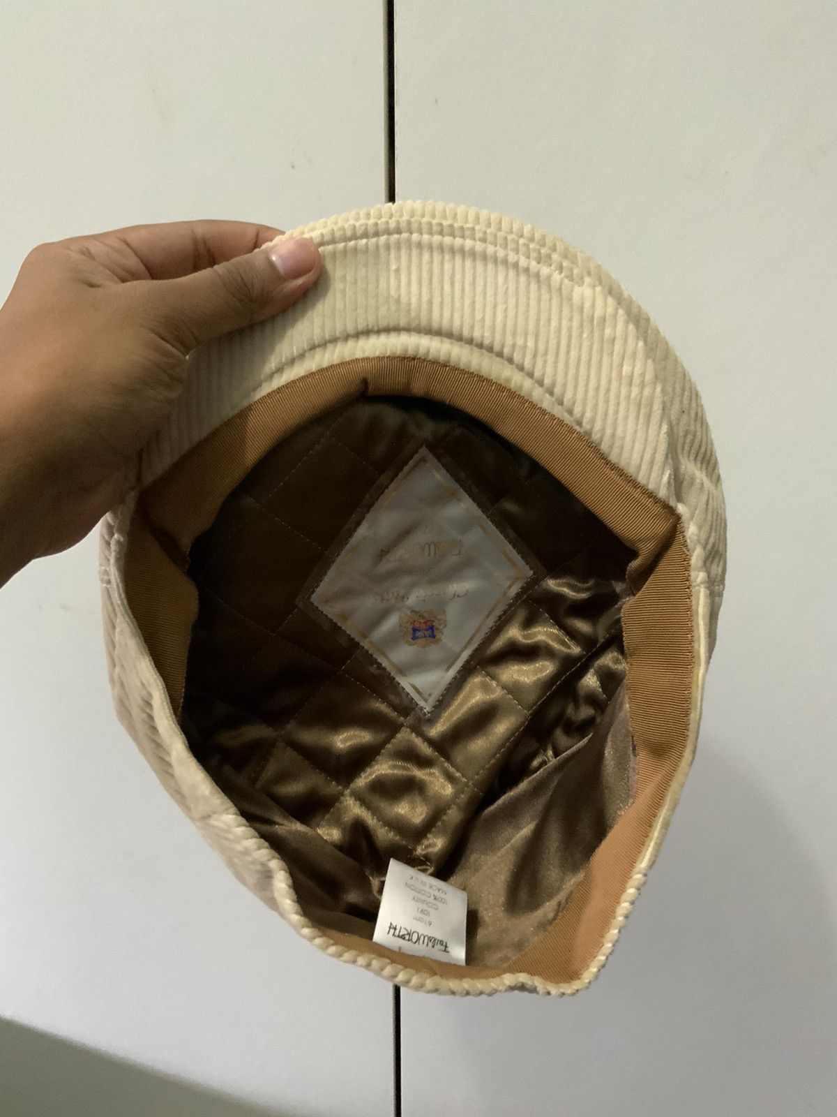 Vintage FailsWorth Corduroi Retro Flat Beretta Hat Size ONE SIZE - 7 Thumbnail