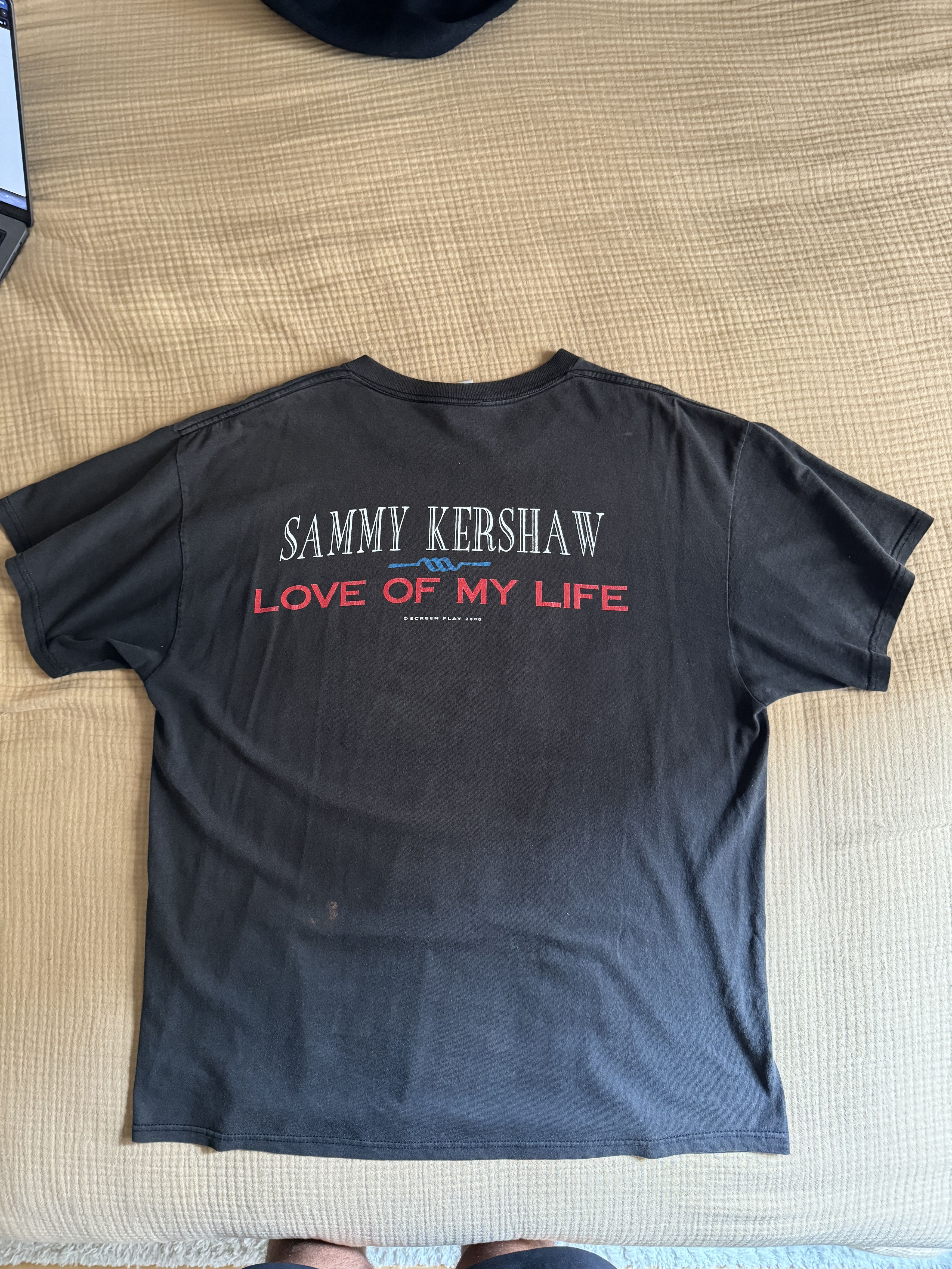 Vintage Vintage Sammy Kershaw T Shirt Size US XL / EU 56 / 4 - 8 Thumbnail