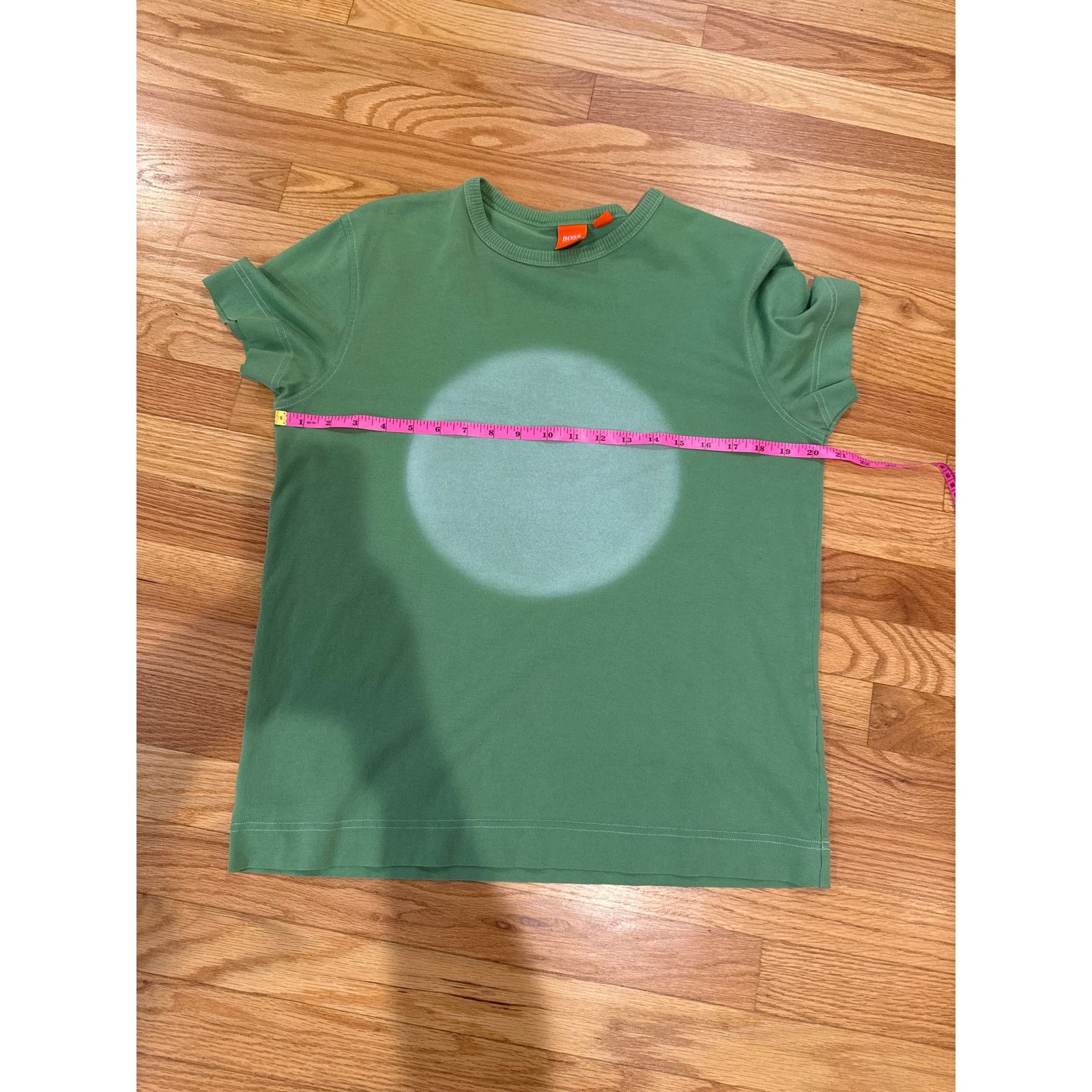 Hugo Boss Vintage Hugo Boss Orange Label Tee Green Small Early 2000s Size US S / EU 44-46 / 1 - 6 Thumbnail