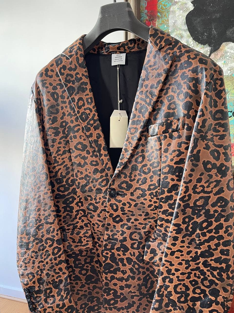 Vetements Vetements Leopard Printed Leather Blazer Size US S / EU 44-46 / 1 - 2 Thumbnail