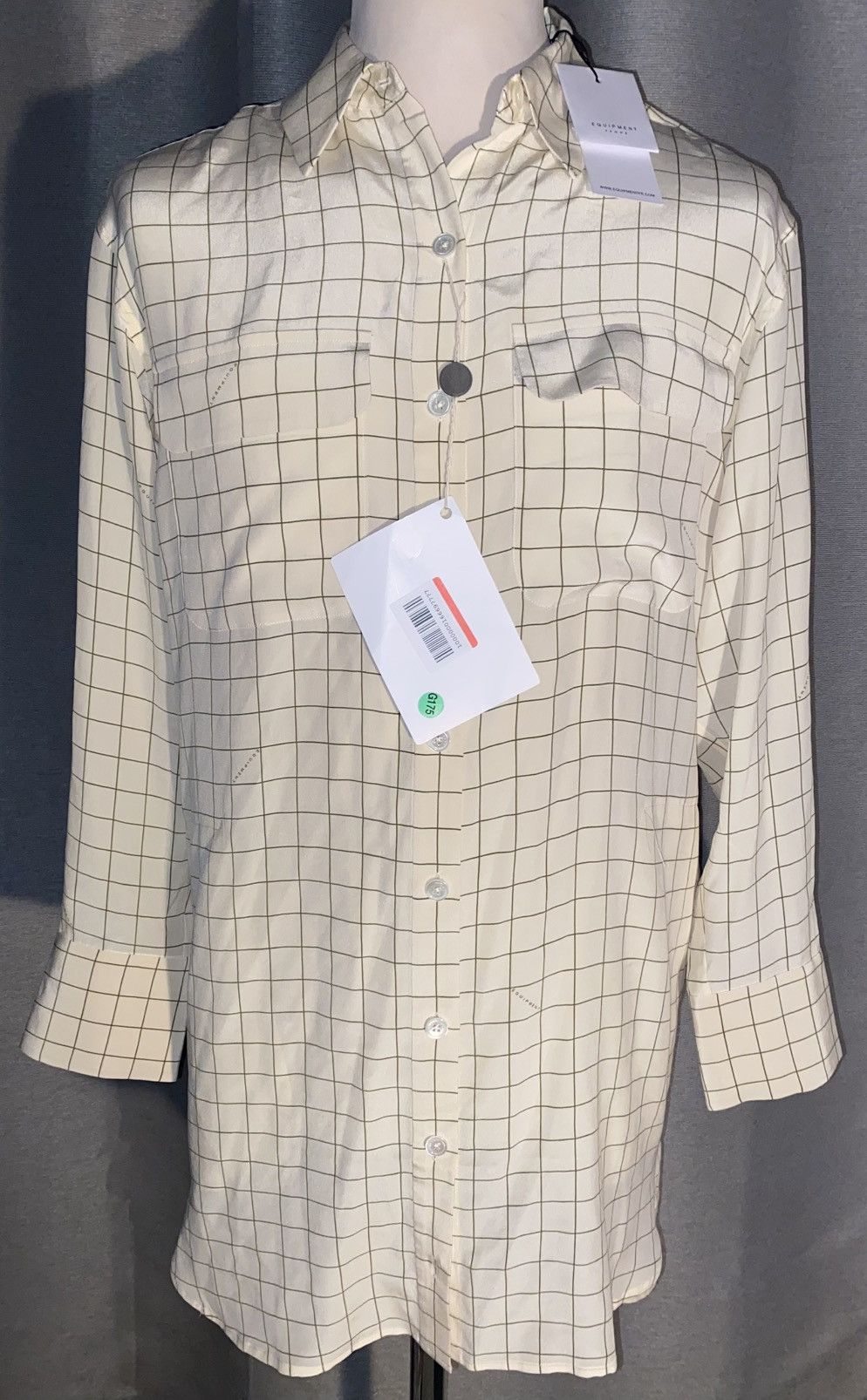 Equipment Equipment Femme - Ellene Dress - BNWT - Small - Cream Size S / US 4 / IT 40 - 1 Thumbnail