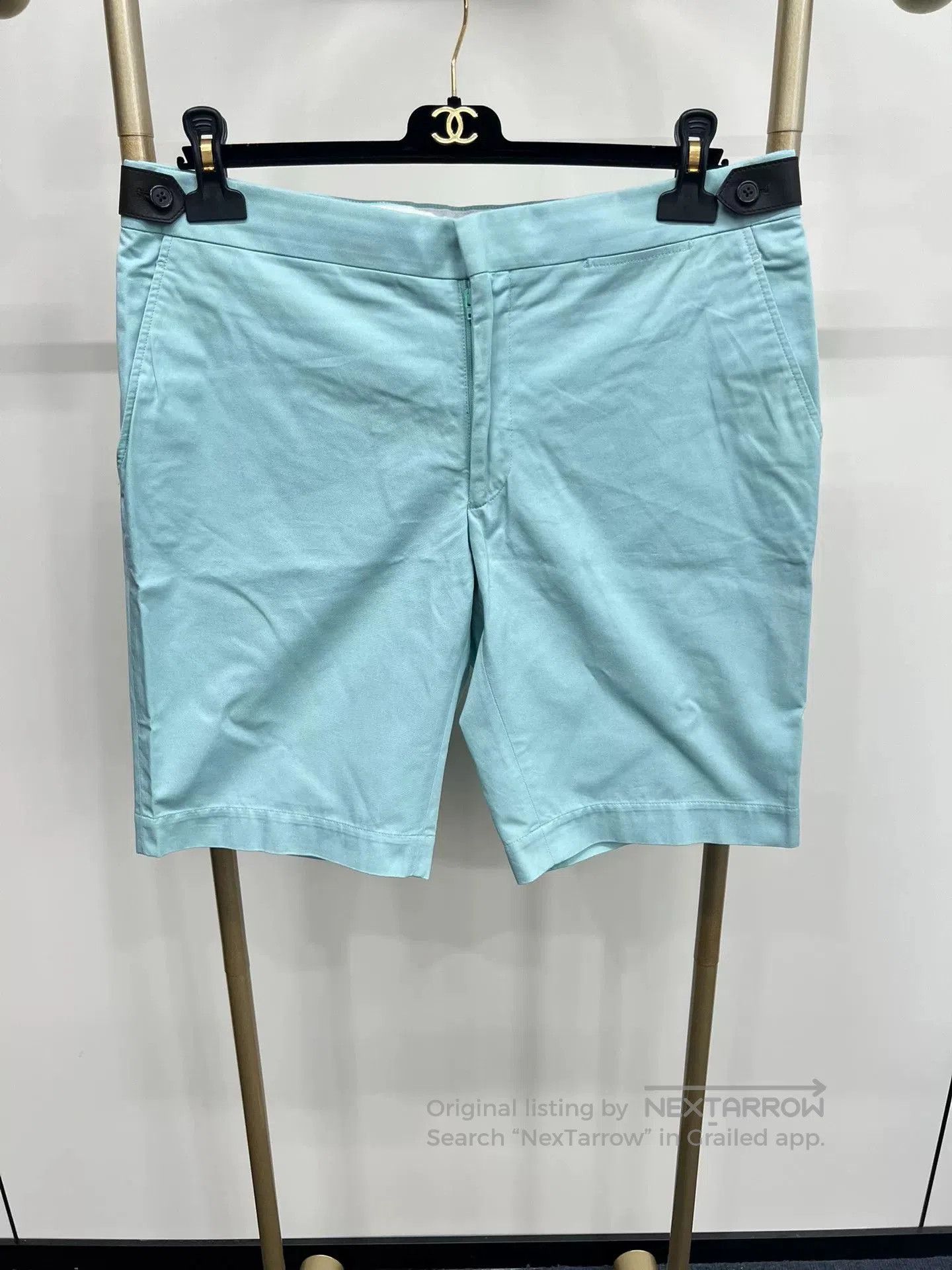 Hermes Hermes Blue Paneled Casual Shorts 44. Size US 44 / EU 60 - 1 Thumbnail