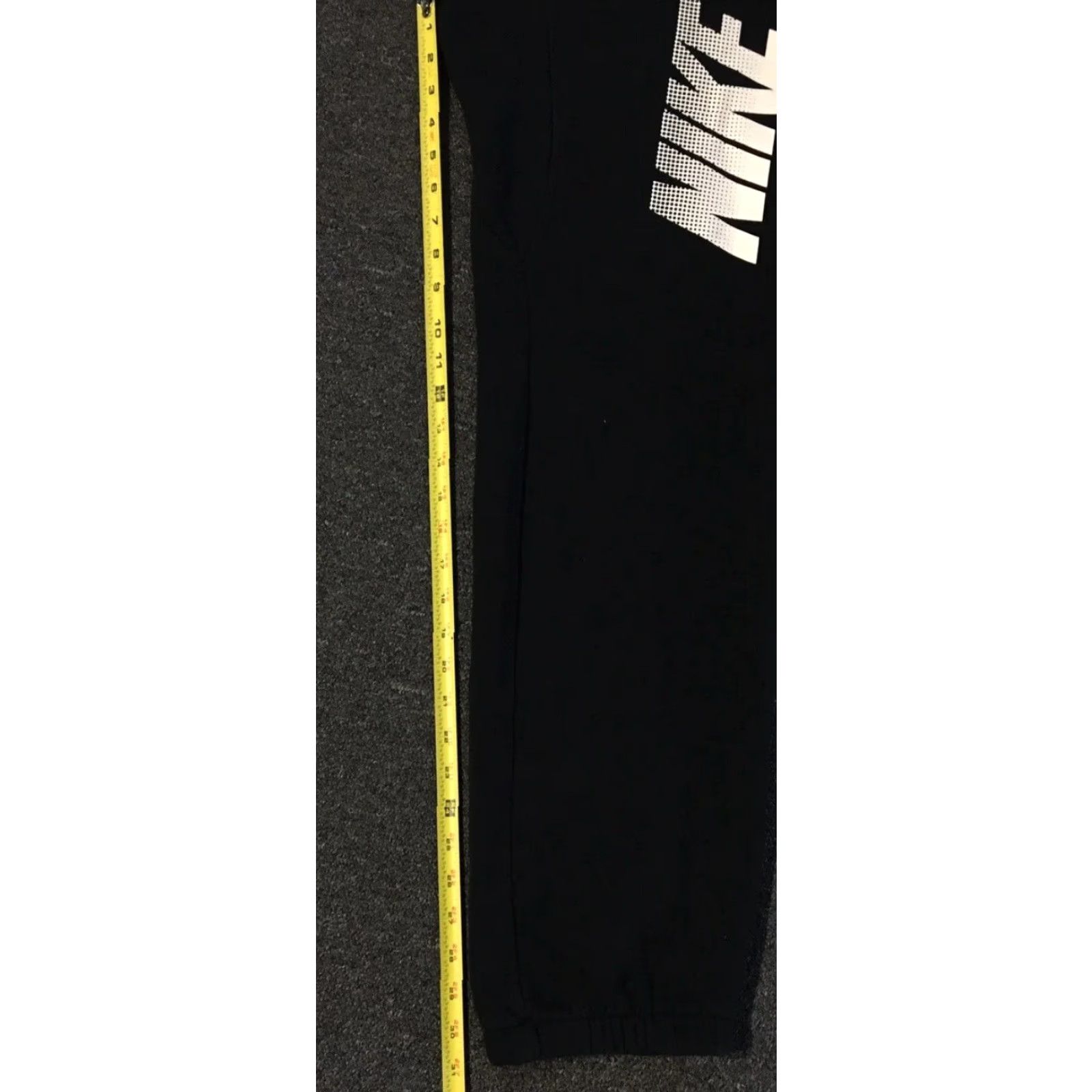 Nike VINTAGE Nike Spellout Sweatpants M Track Gym Joggers Swoosh Hip Hop 90s Mens Pants Black Adidas? Wait. Size US 31 - 6 Thumbnail
