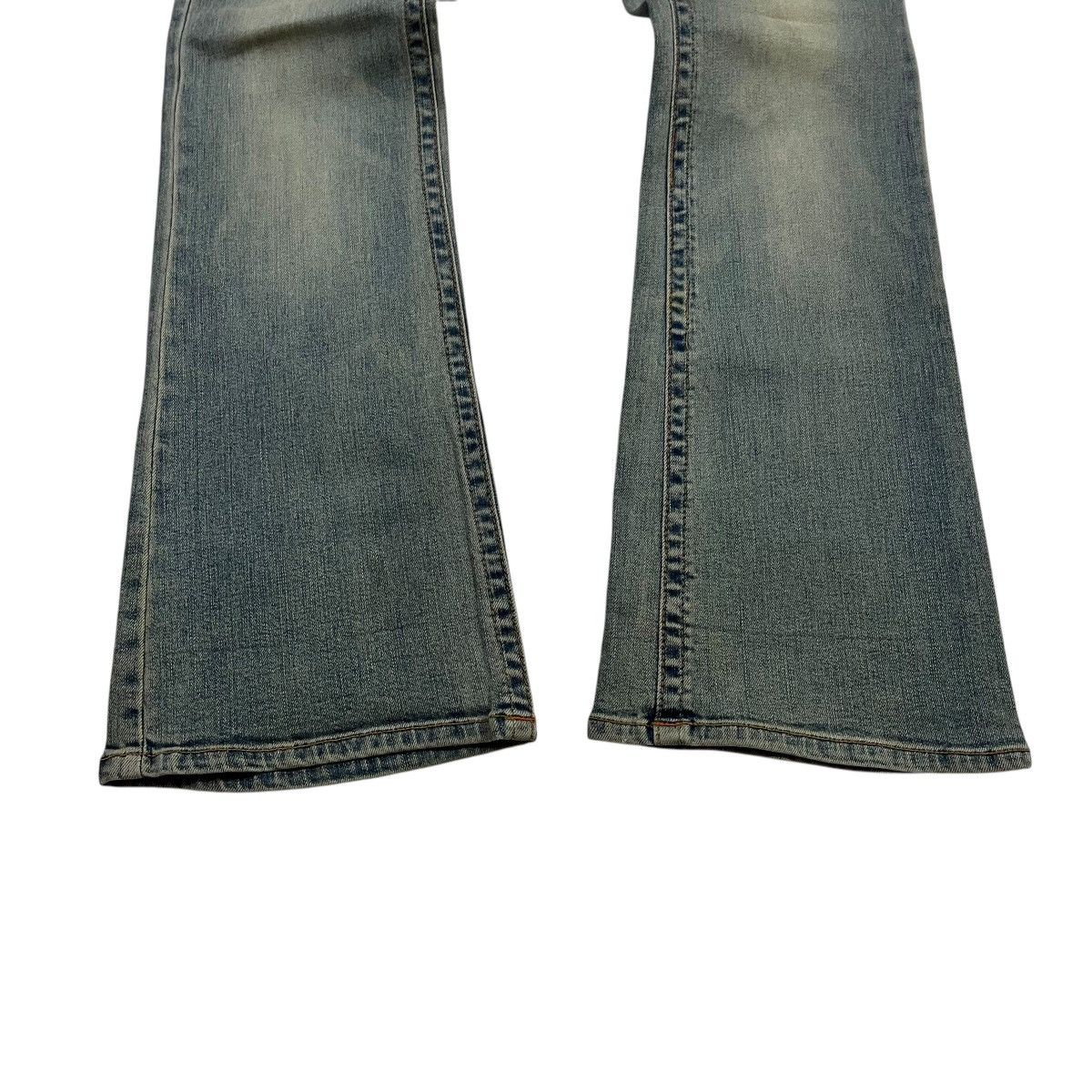 If Six Was Nine Joy Dean Denim Flared Embroidery Girl Size US 31 - 7 Thumbnail