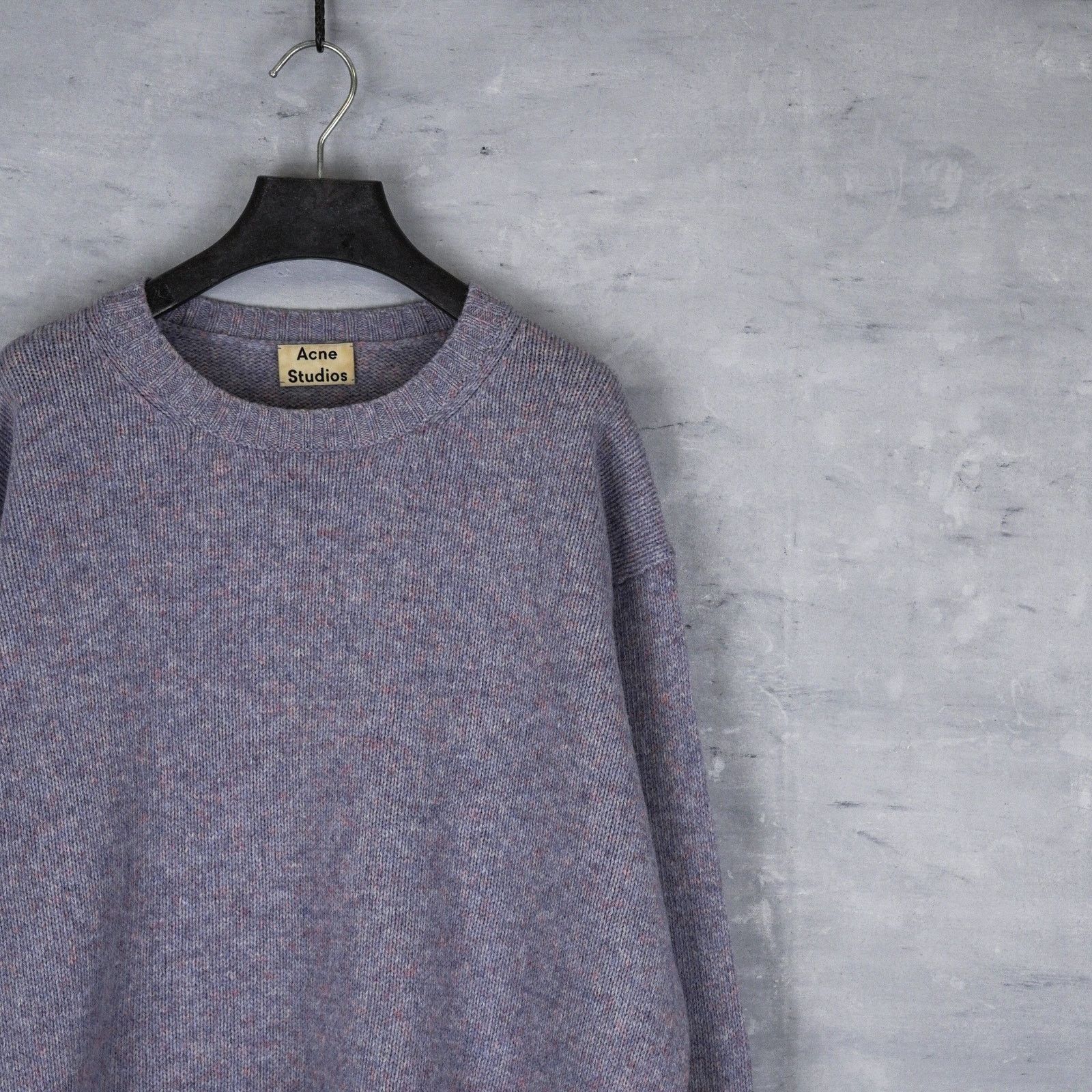 Acne Studios Acne studios paw18 blue wool knit crewneck jumper sweater Size M / US 6-8 / IT 42-44 - 2 Thumbnail