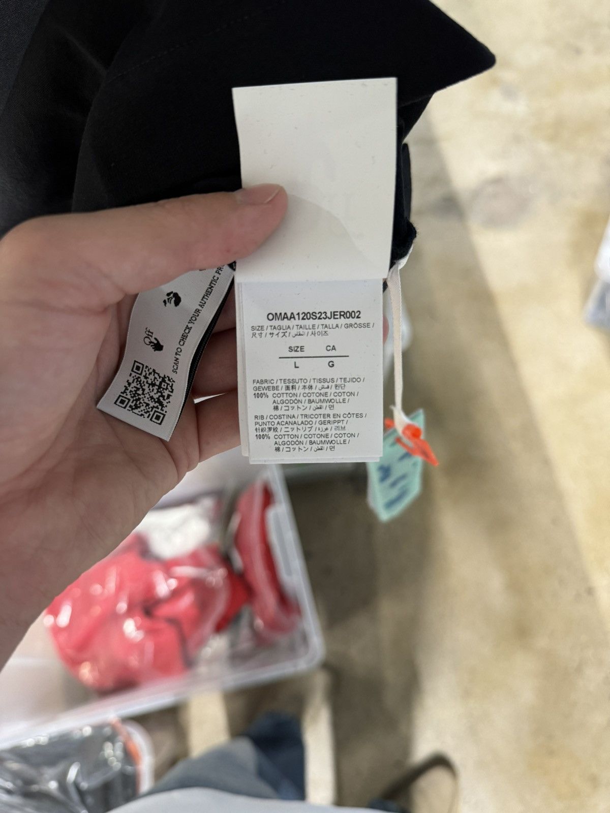 Off-White Off-White Splash Arrow T-Shirt NEW 550$ Size US L / EU 52-54 / 3 - 8 Thumbnail