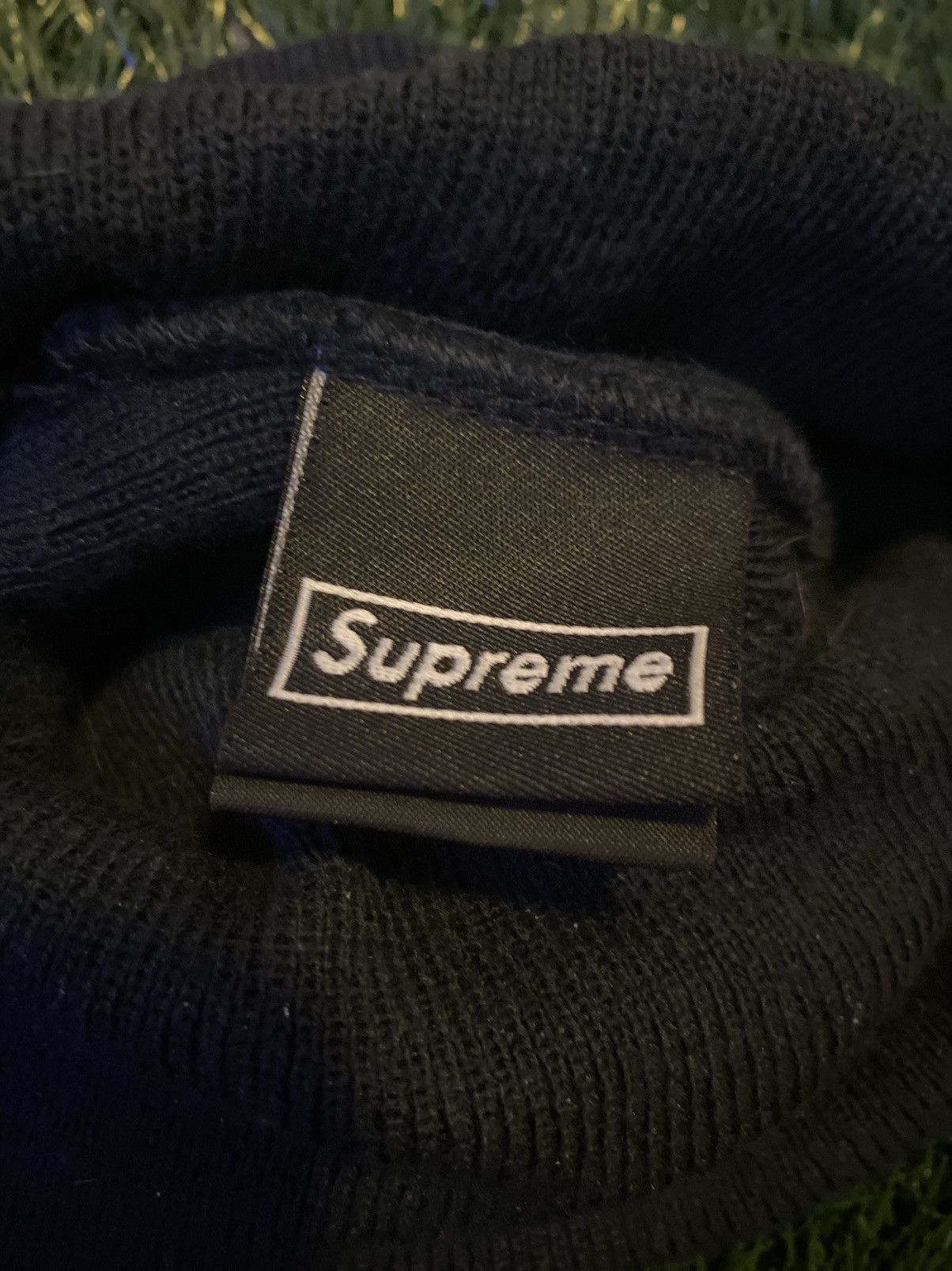Supreme Supreme Bandanna Box Logo Beanie Navy Size ONE SIZE - 4 Thumbnail