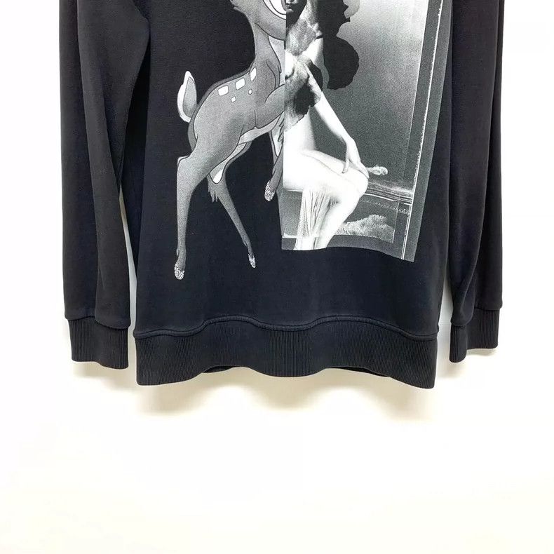 Givenchy Givenchy Black and White Deer Logo Hoodie Size US S / EU 44-46 / 1 - 6 Thumbnail