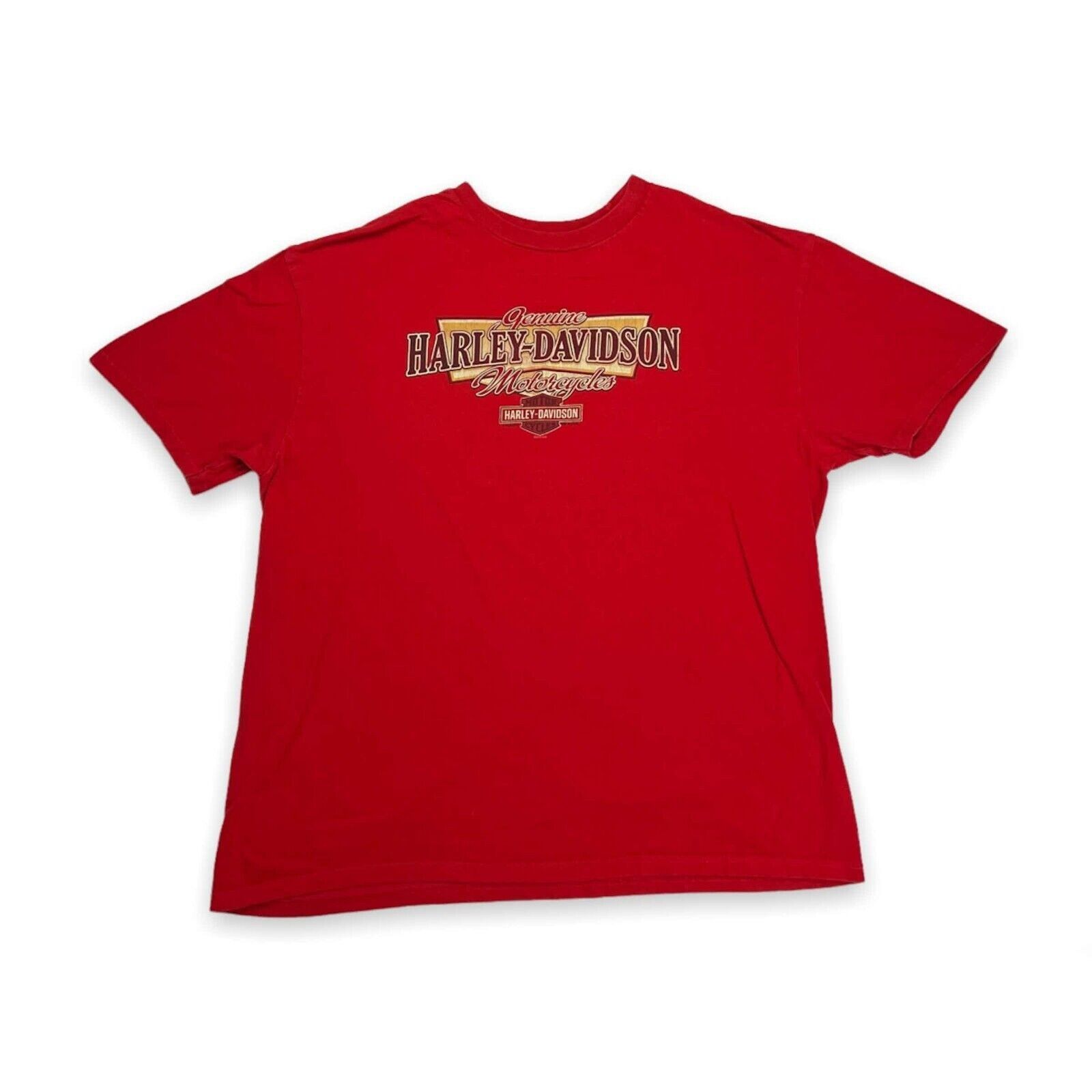Harley Davidson × Vintage Vintage 2012 Harley Davidson T Shirt New York Motorcycle Tee Size US XXL / EU 58 / 5 - 4 Thumbnail