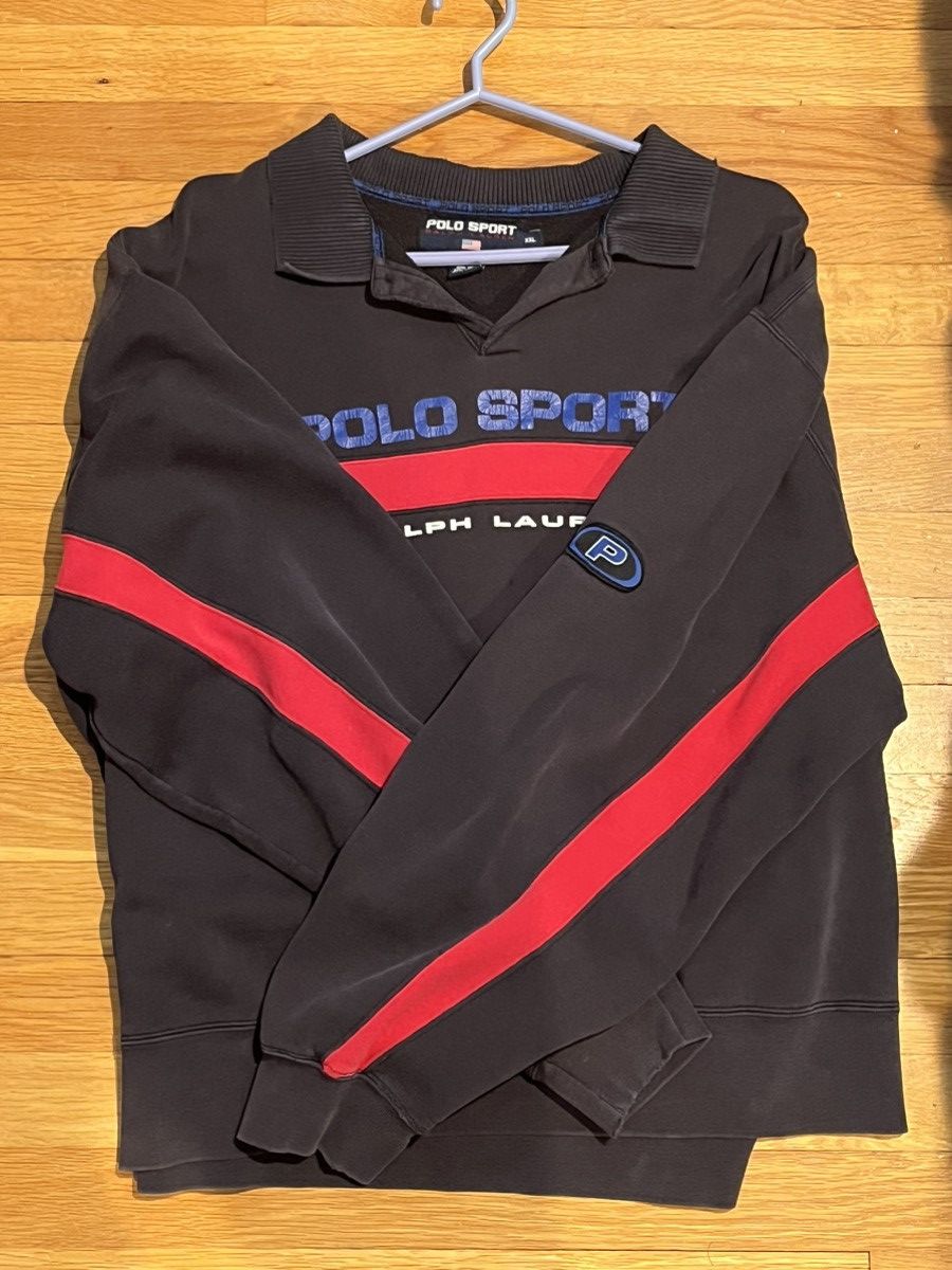Polo Ralph Lauren × Ralph Lauren × Vintage Polo Sport Sweater Size US L / EU 52-54 / 3 - 1 Thumbnail