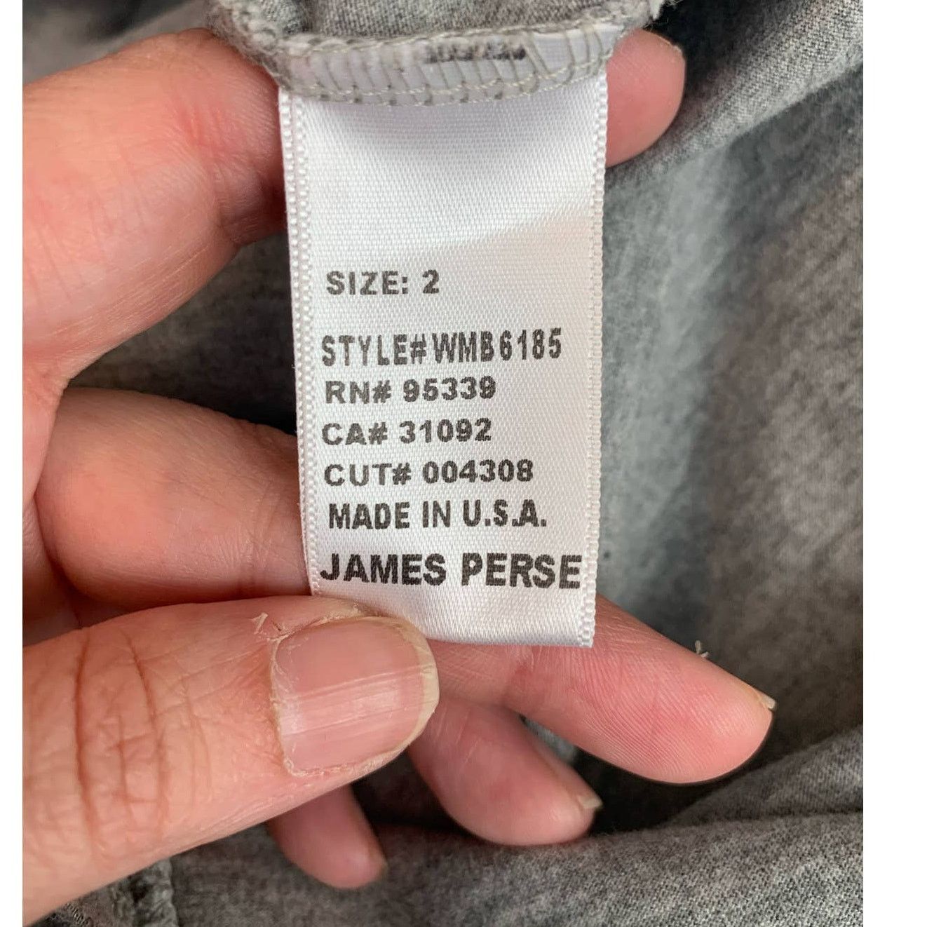 James Perse JAMES PERSE gray Long Sleeve V-Neck Mini Dress size 2 - M Size M / US 6-8 / IT 42-44 - 6 Thumbnail