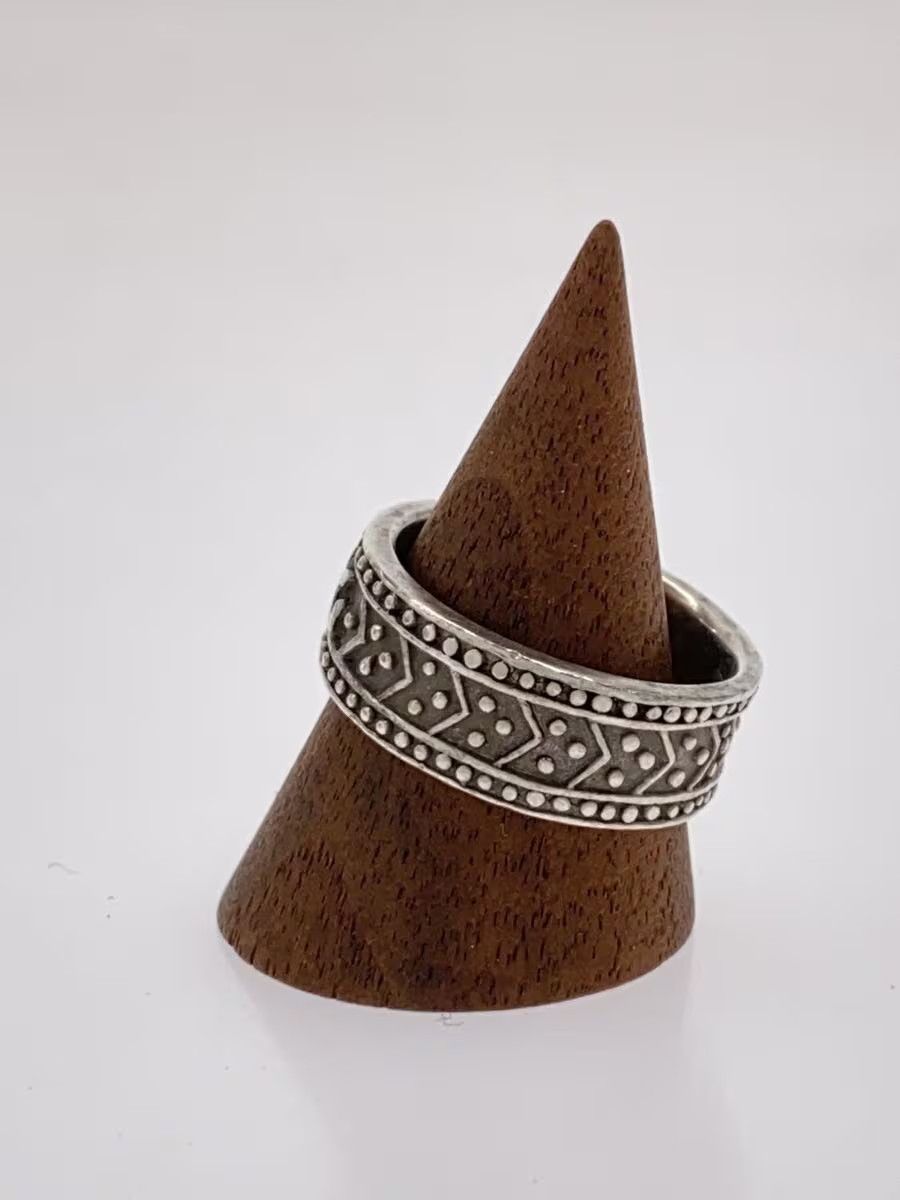 Jean Paul Gaultier Archive Carved Logo .925 Sterling Silver Ring Size ONE SIZE - 2 Thumbnail
