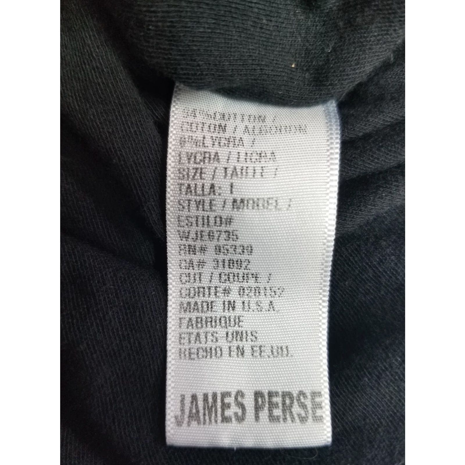 James Perse James Perse Dress Womens Size 1 Long Sleeve Black V-Neck Ruched Knee Length Maxi Pullover Solid Party Cocktail Travel Size XS / US 0-2 / IT 36-38 - 6 Thumbnail