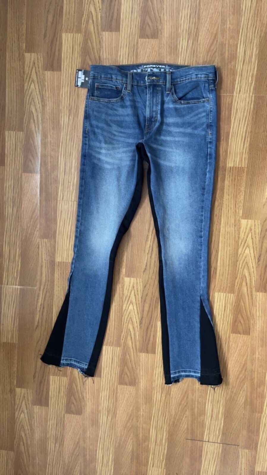 image of Levis Forever Outside Flared Jeans in Blue, Men's (Size 32)