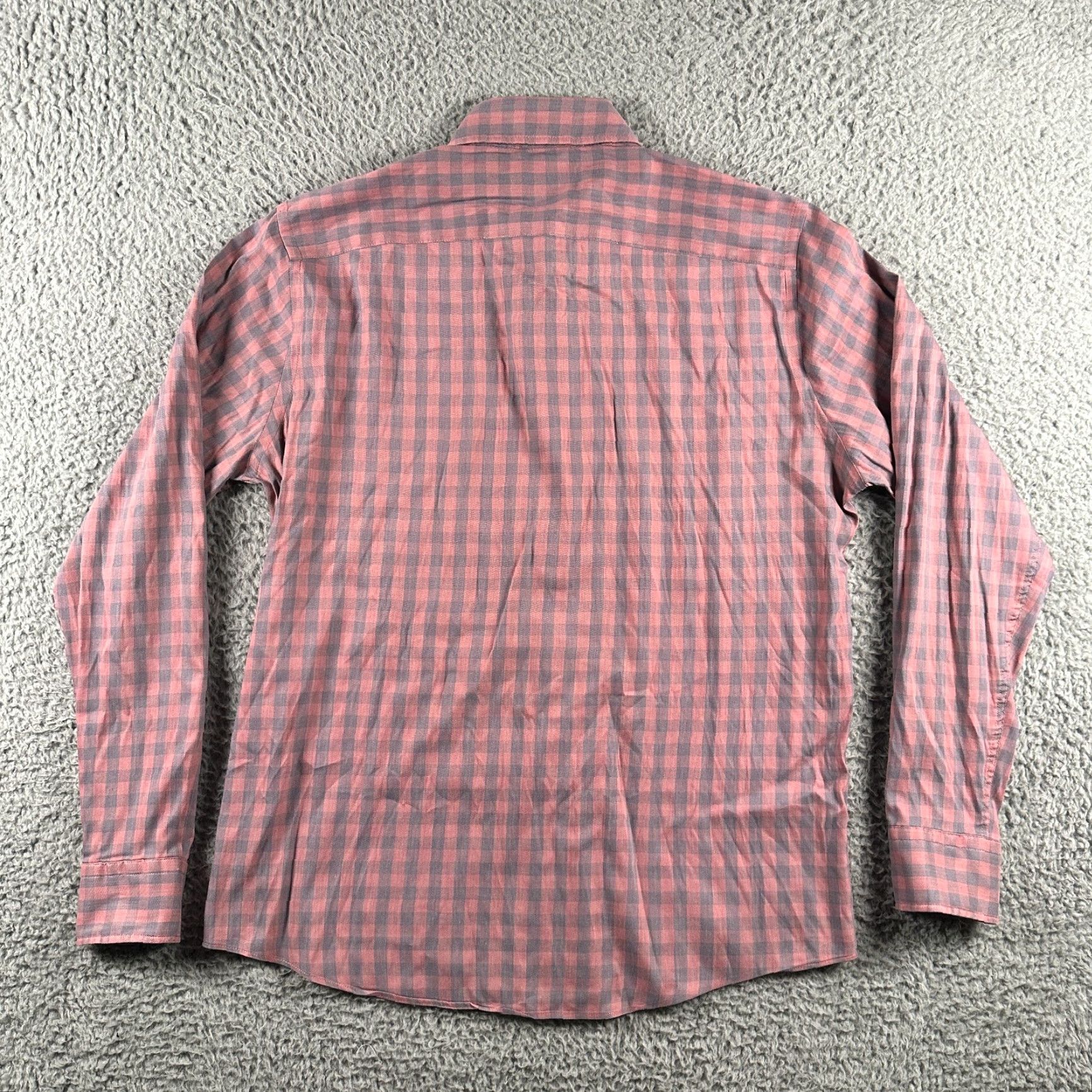 Faherty Faherty Shirt Men’s Medium Blue Pink Check Button Down Long Sleeve Performance Size US M / EU 48-50 / 2 - 5 Thumbnail