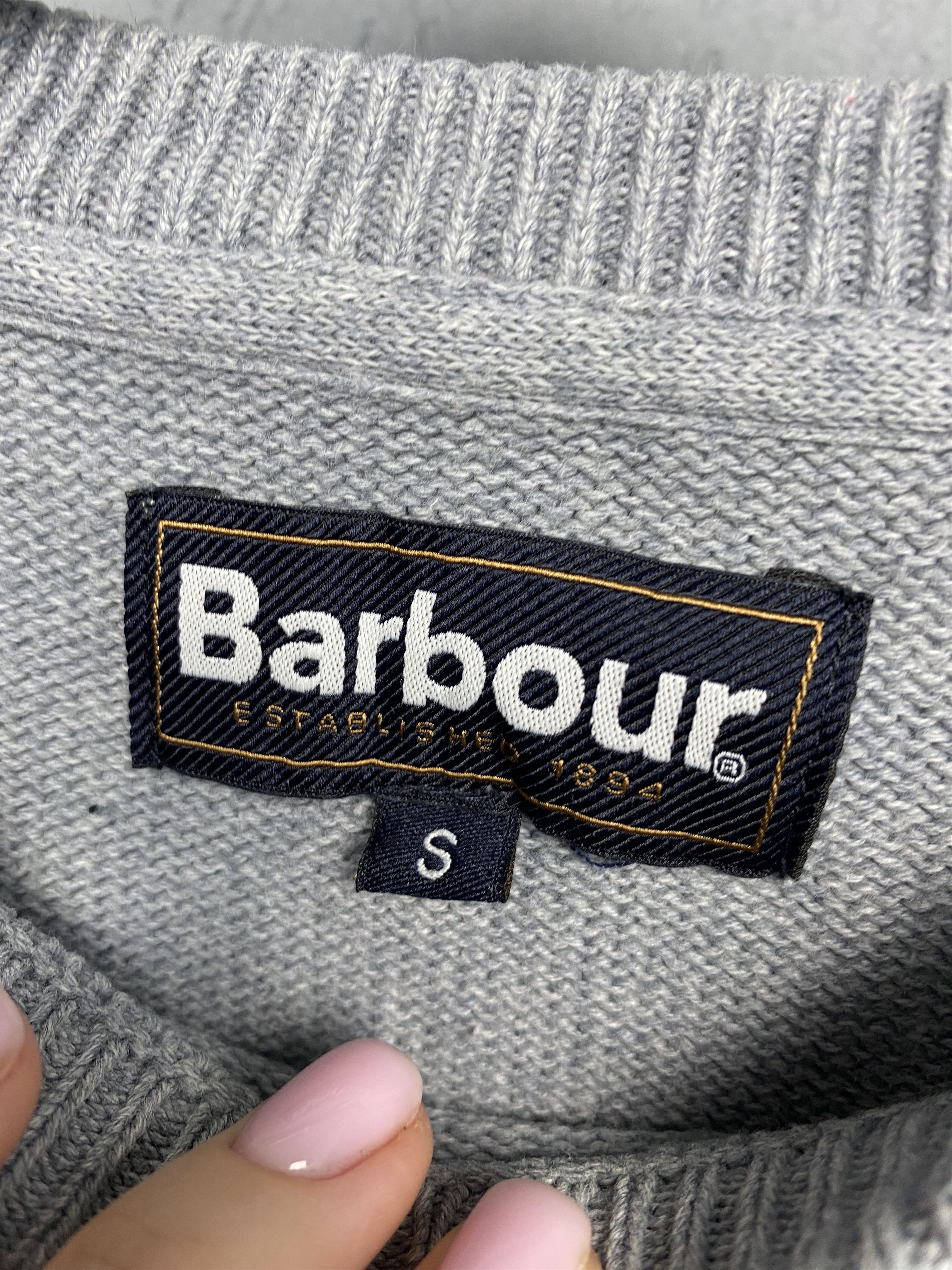 Barbour Barbour Vintage Mens Crew Neck Knit Sweater Size US S / EU 44-46 / 1 - 3 Thumbnail