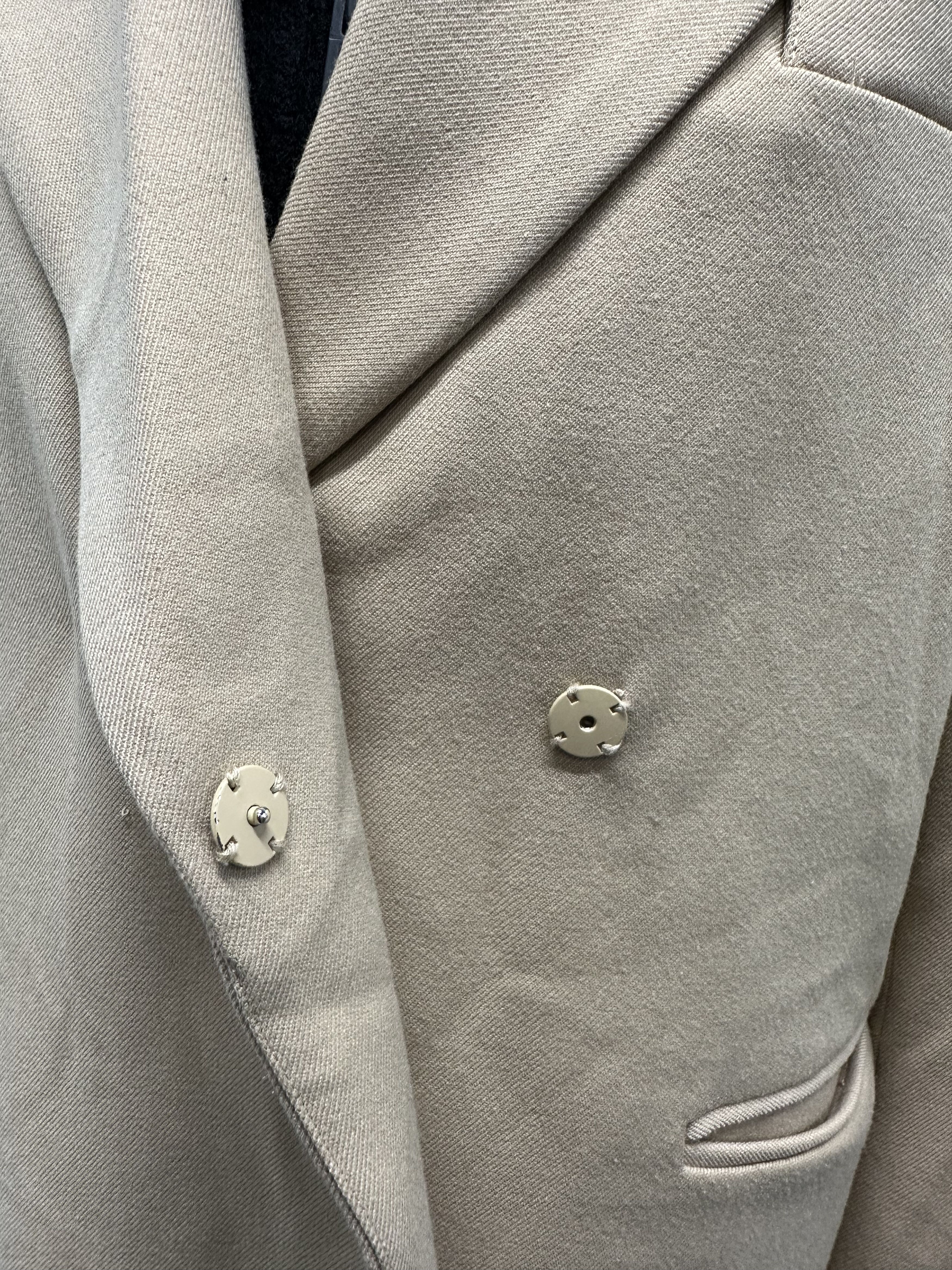 WE11DONE We11done - Korean Luxury Mens Beige peaked Lapel blazer Size 42R - 4 Thumbnail