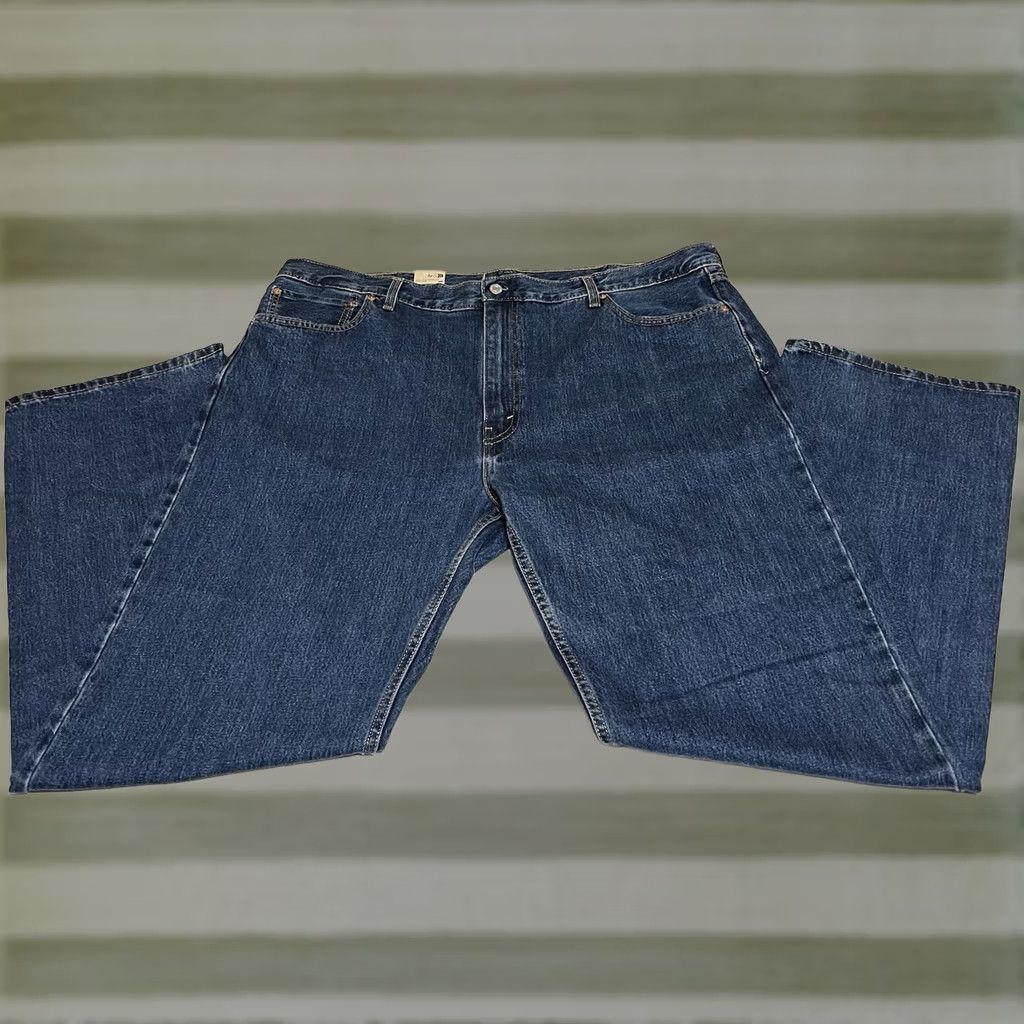 Levi's Levi's 505 Jeans Mens Big Tall 46x34 Blue Denim Straight NWT Work Pants 5-Pocket Size US 30 / EU 46 - 1 Thumbnail