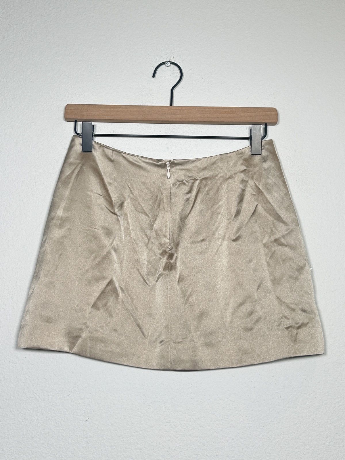 Peter Do NWT! Silk Satin Mini skirt Size 28" / US 6 / IT 42 - 3 Thumbnail