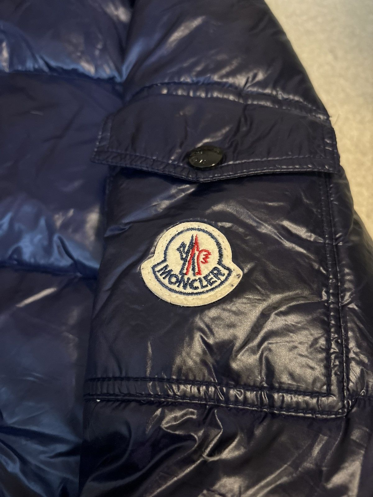 Moncler Moncler Maya Giubbotto Down Puffer Jacket Blue Size US XL / EU 56 / 4 - 3 Thumbnail