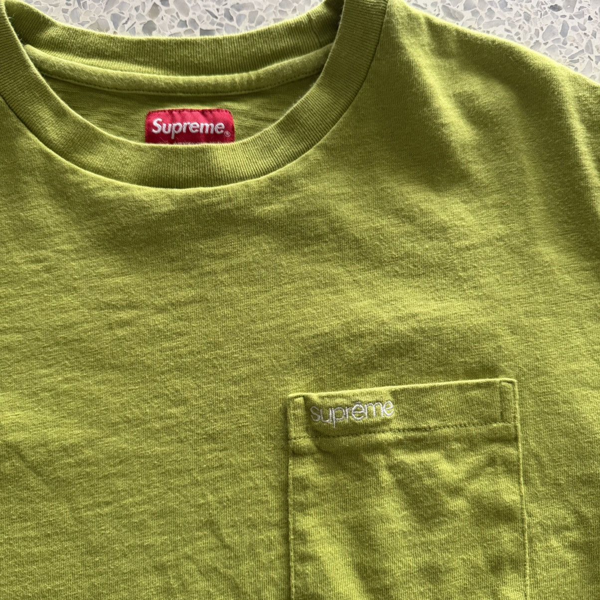 Supreme Supreme Overdyed Pocket Tee Bright Yellow/Lime Green Size US S / EU 44-46 / 1 - 3 Thumbnail
