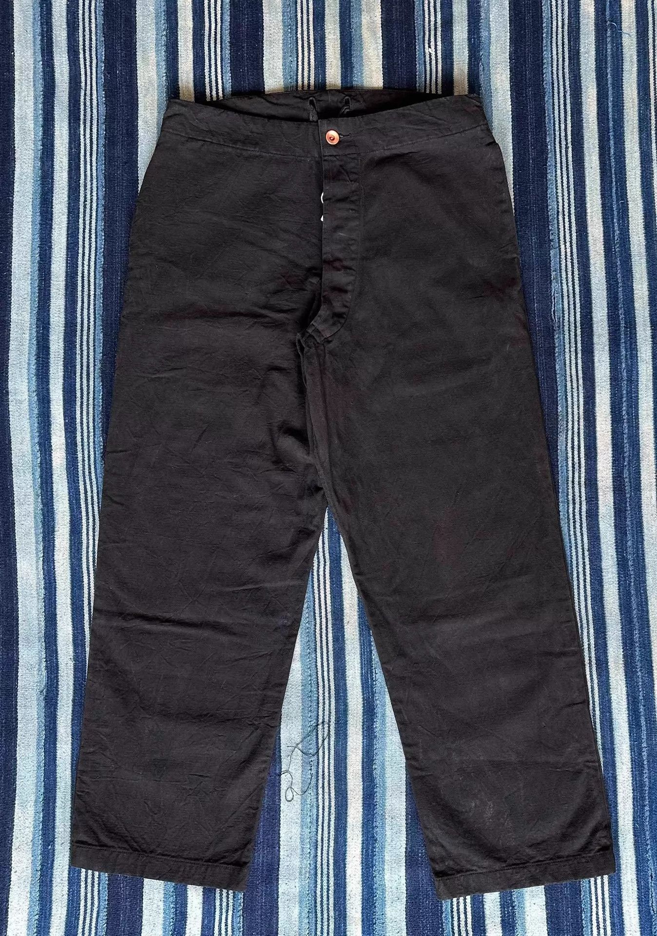 Story Mfg. Black Casual Pants Size 32 Size US 32 / EU 48 - 1 Thumbnail