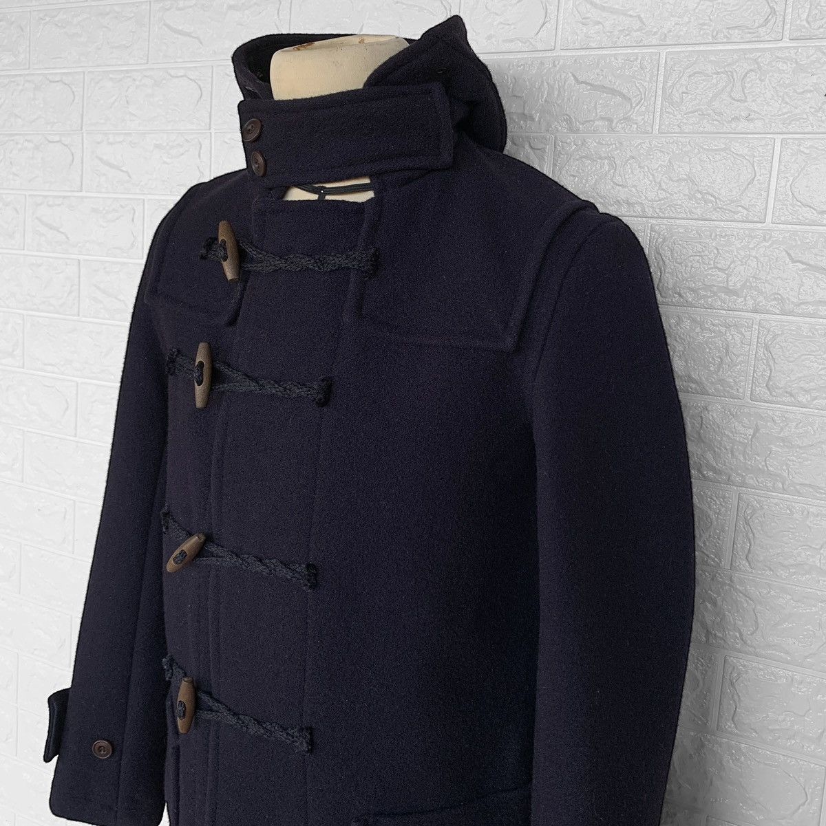 Comme des Garcons CDGH X GLOVERALL DUFFLE COAT WOOL JACKET HOODIE Size US S / EU 44-46 / 1 - 9 Thumbnail