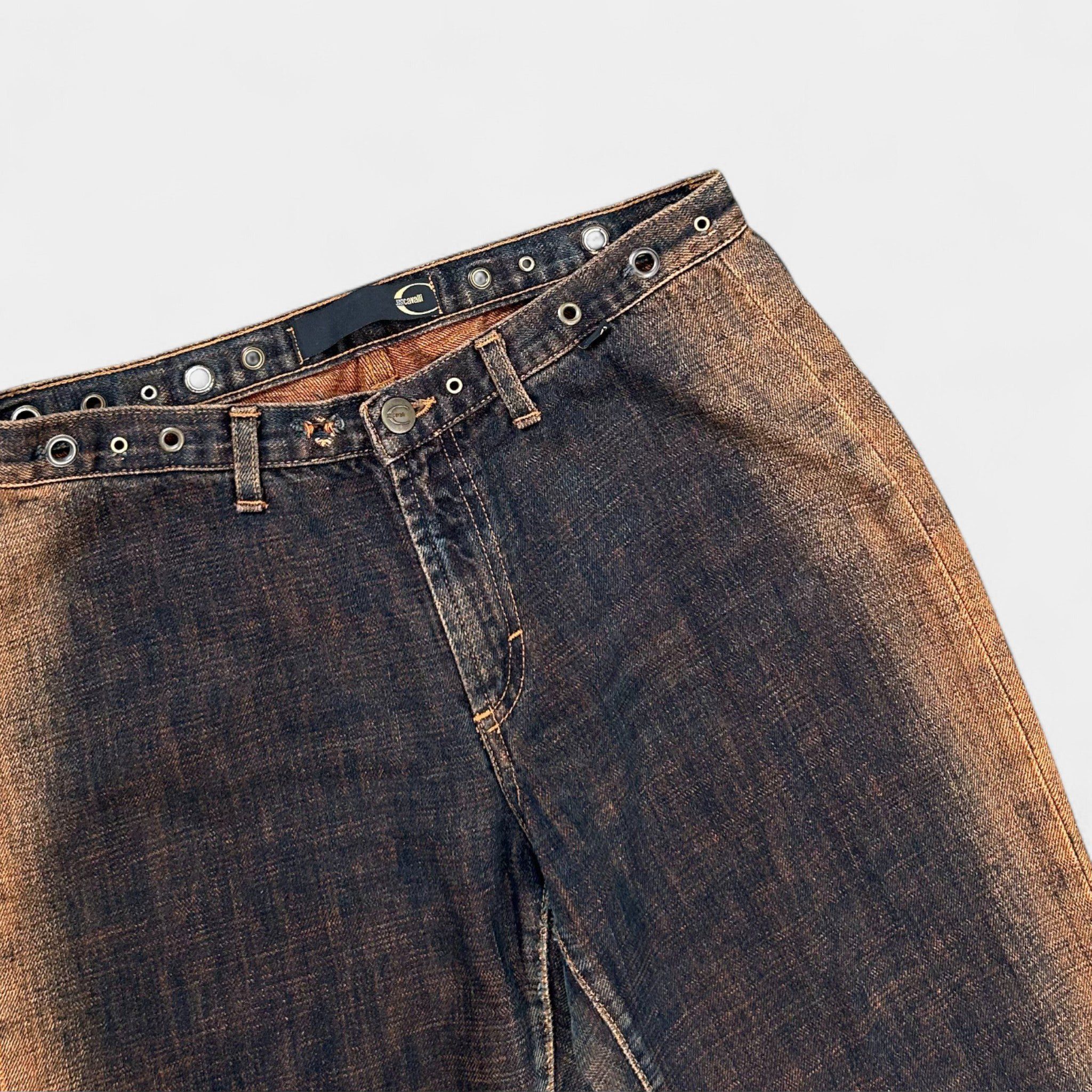 Just Cavalli Just Cavalli Gradient Butterfly Denim Size US 31 - 2 Thumbnail