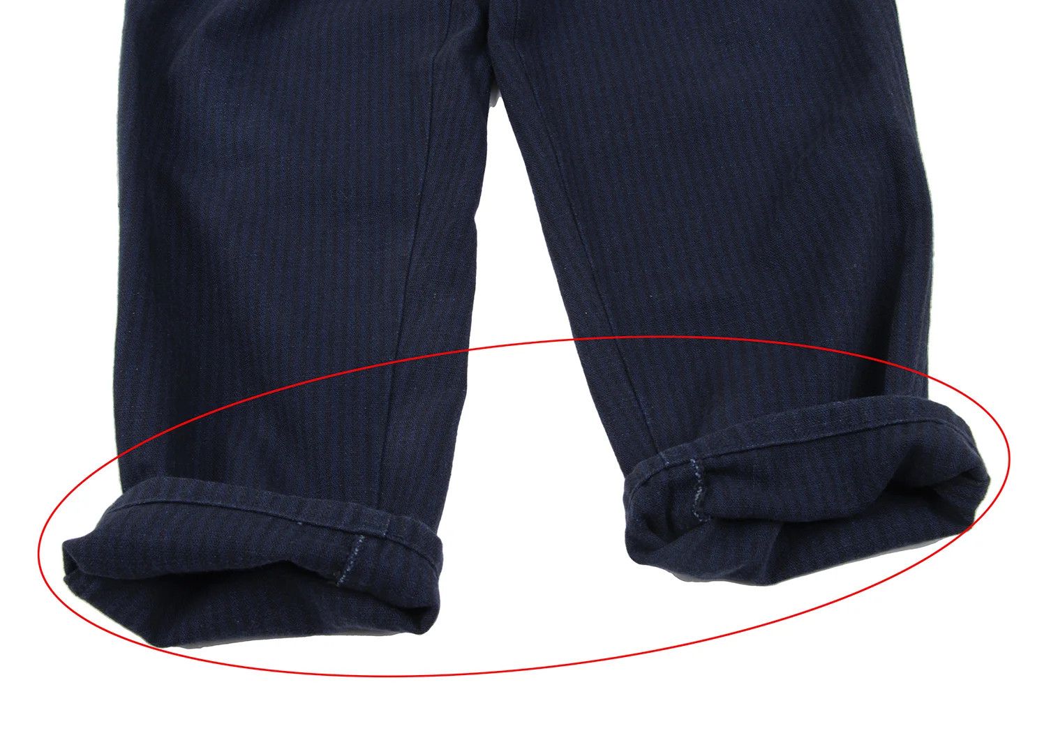 Comme des Garcons Homme Plus Rolling Stones Lip Print Stripe Pants in Black and Navy Size US 30 / EU 46 - 13 Thumbnail