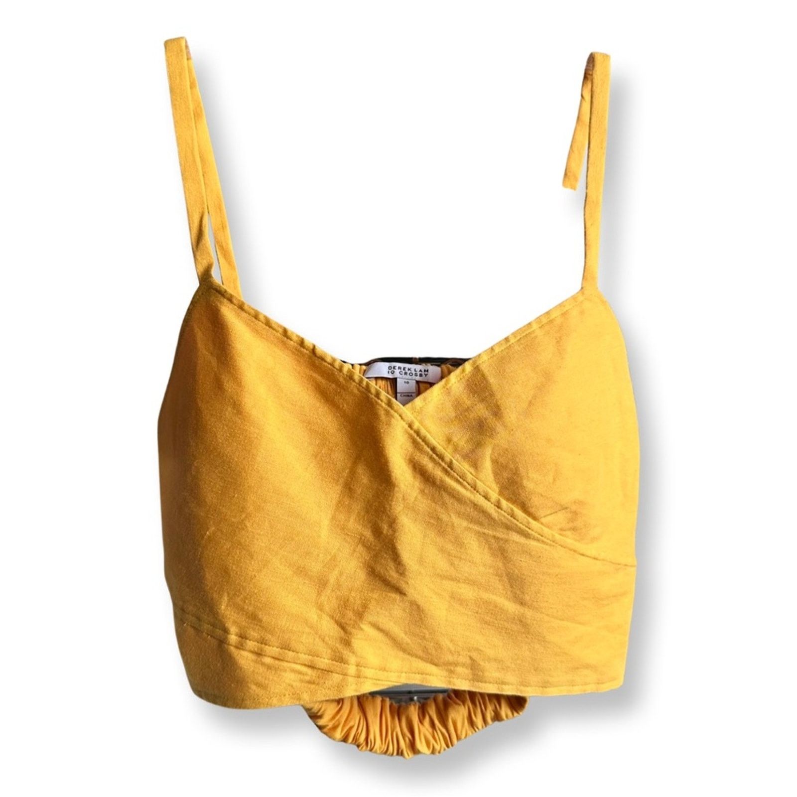 Derek Lam 10 Crosby New Derek Lam Crosby Crop Tank In Sunburst Size L / US 10 / IT 46 - 1 Thumbnail